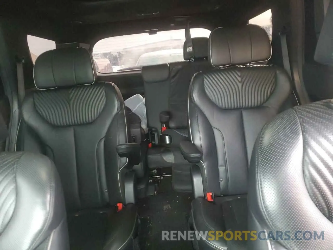 10 fotografías del automóvil dañado KM8R7DGE4RU667313 HYUNDAI PALISADE 2024
