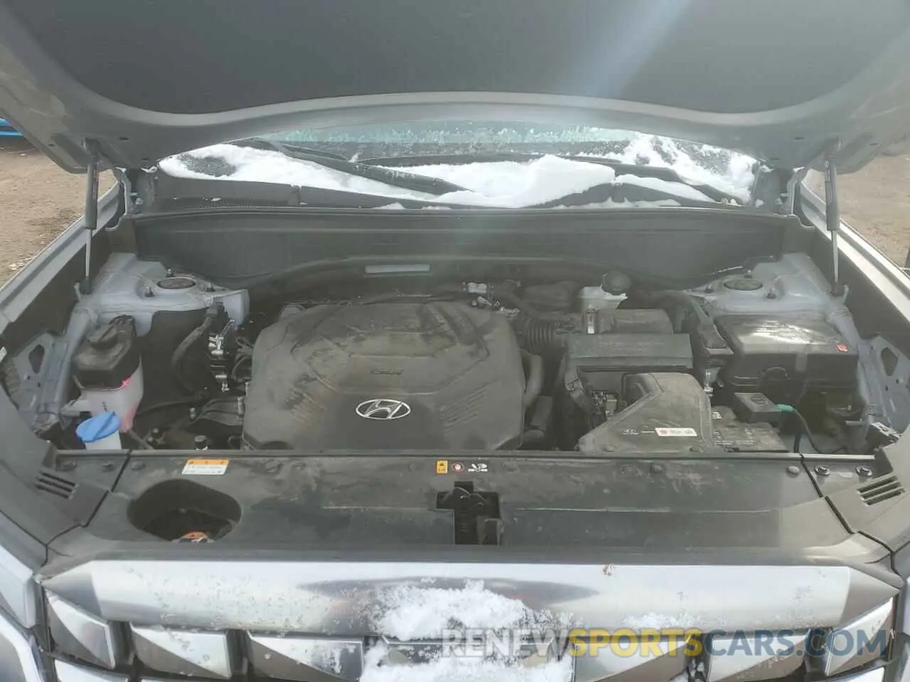 12 fotografías del automóvil dañado KM8R7DGE4RU667313 HYUNDAI PALISADE 2024