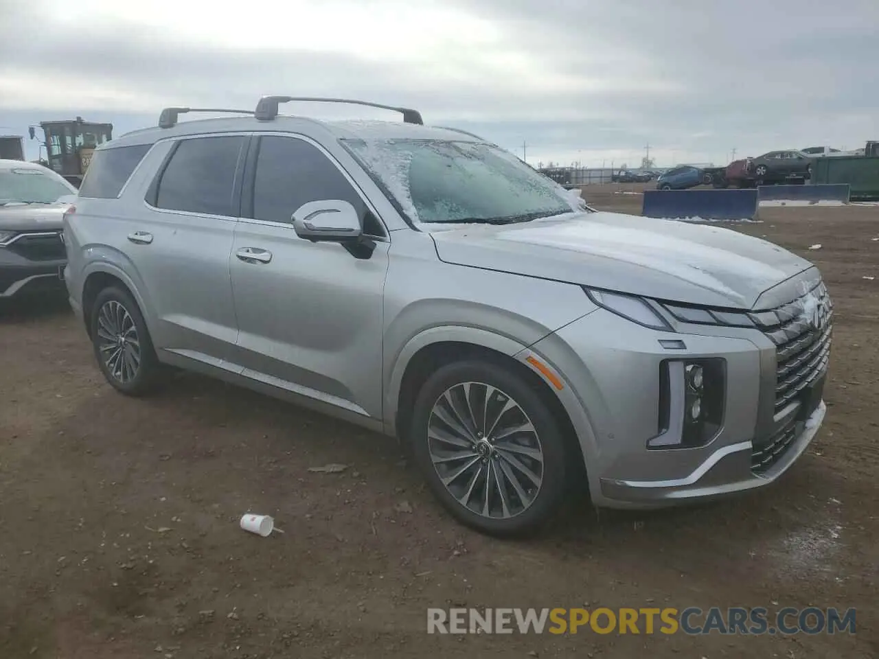 4 fotografías del automóvil dañado KM8R7DGE4RU667313 HYUNDAI PALISADE 2024