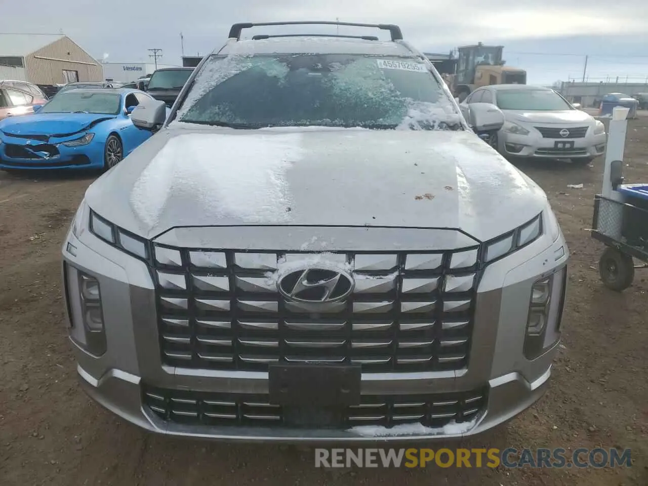 5 fotografías del automóvil dañado KM8R7DGE4RU667313 HYUNDAI PALISADE 2024