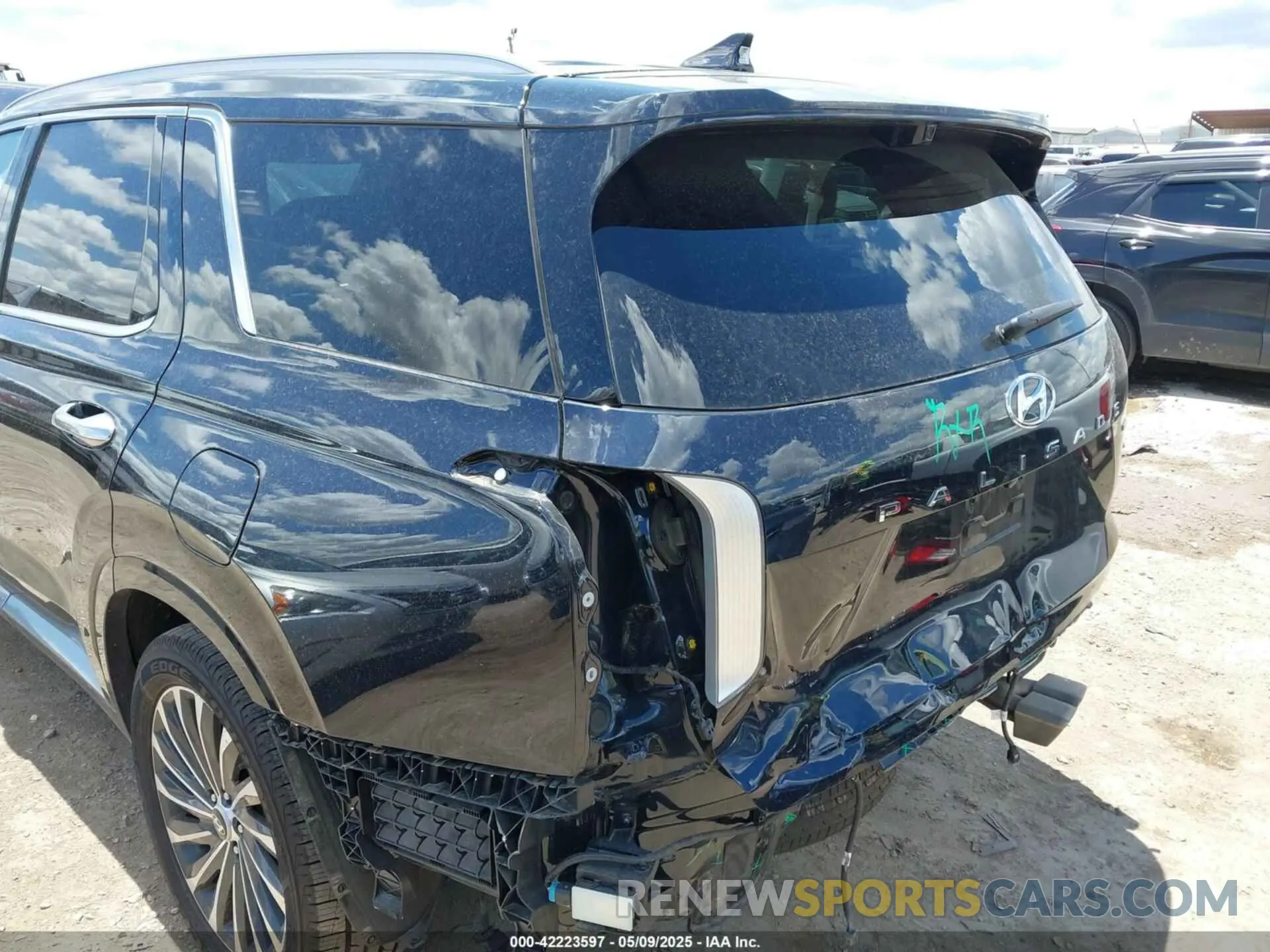 18 fotografías del automóvil dañado KM8R7DGE4RU710628 HYUNDAI PALISADE 2024