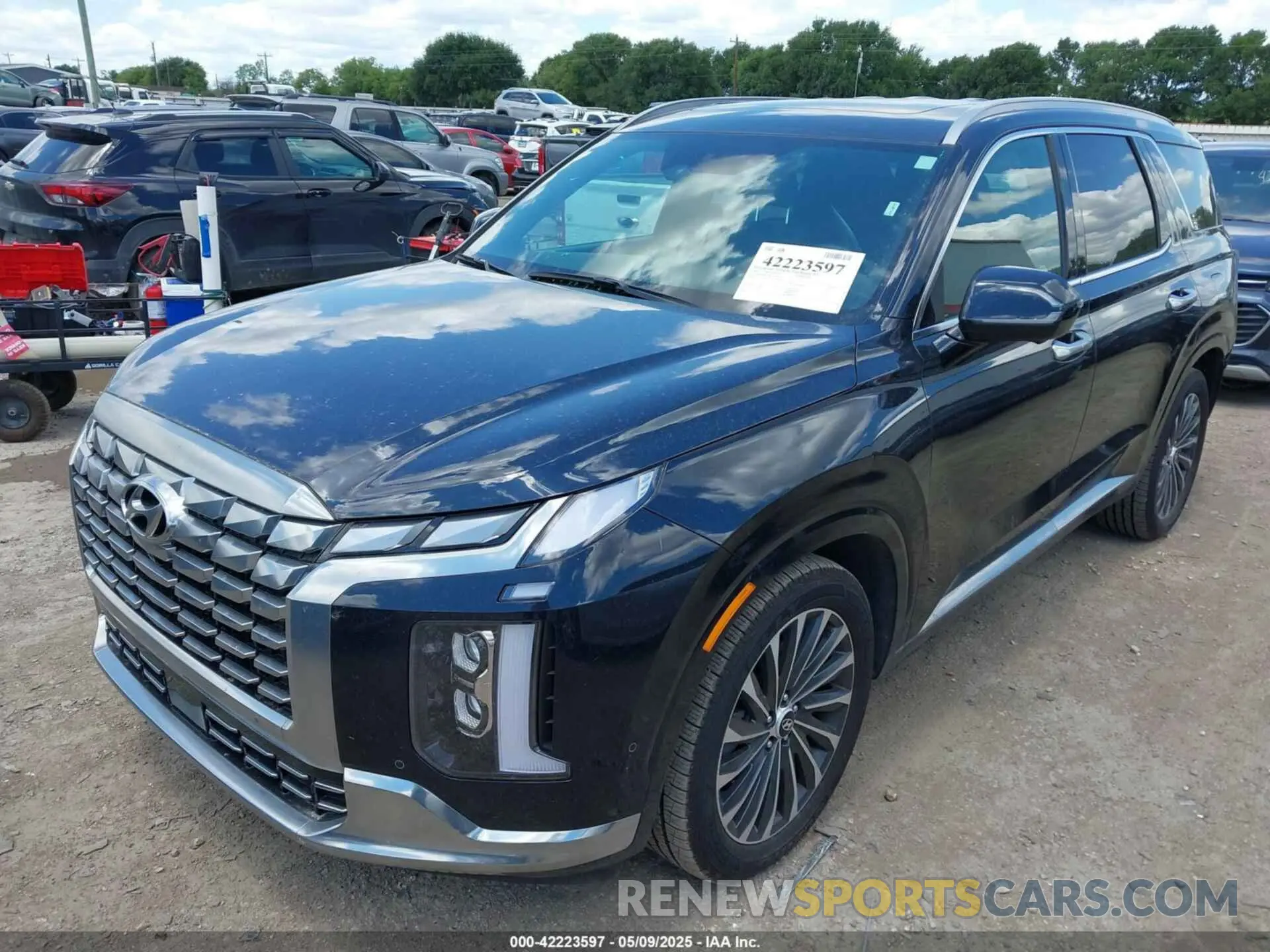 2 fotografías del automóvil dañado KM8R7DGE4RU710628 HYUNDAI PALISADE 2024