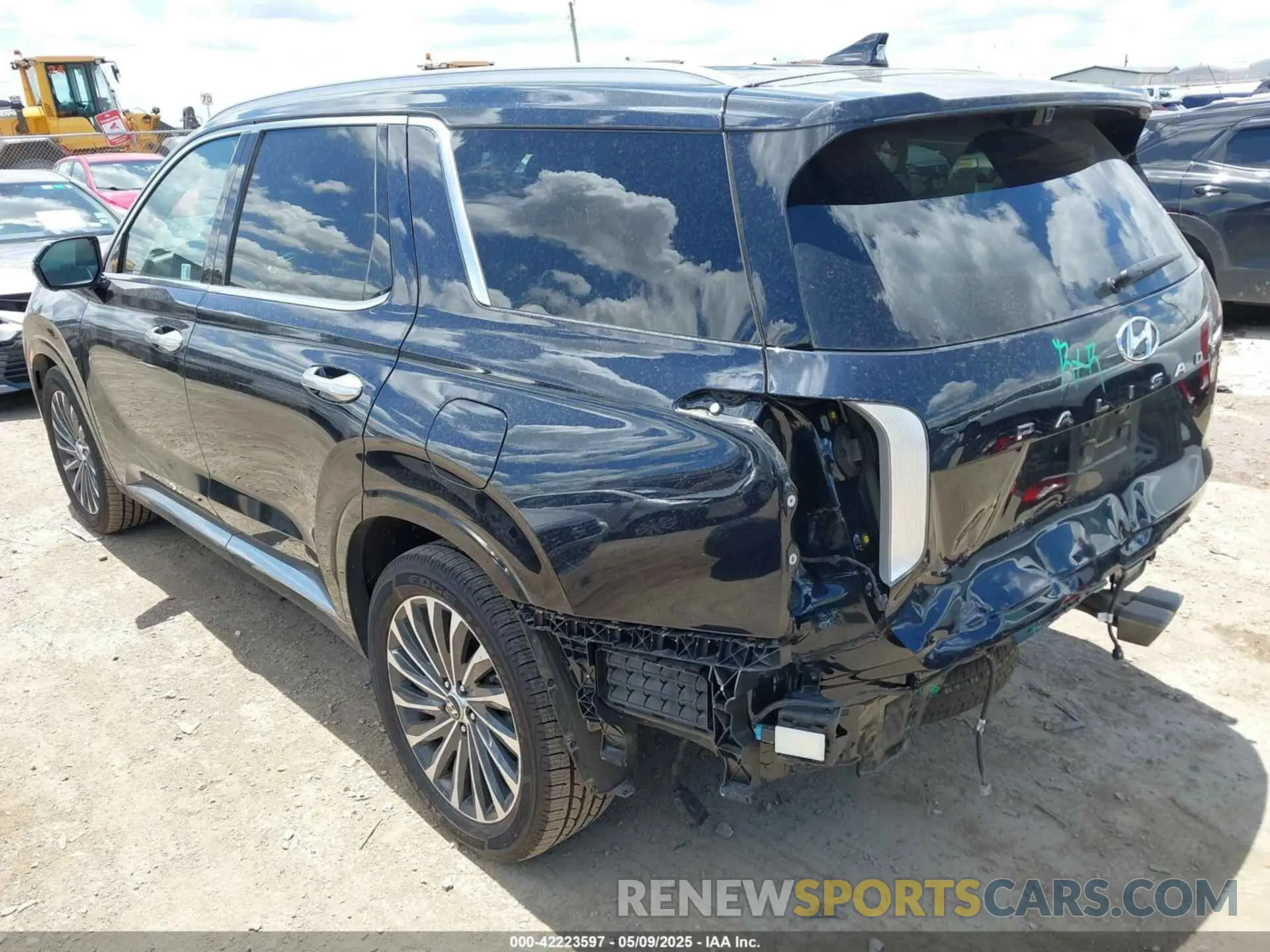 3 fotografías del automóvil dañado KM8R7DGE4RU710628 HYUNDAI PALISADE 2024