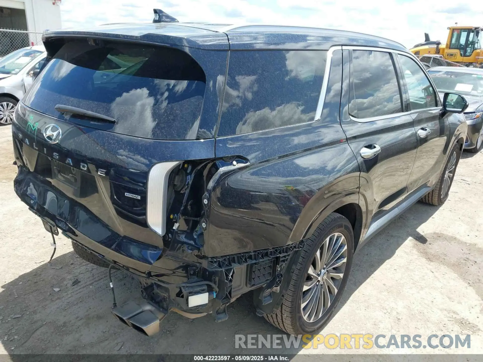 4 fotografías del automóvil dañado KM8R7DGE4RU710628 HYUNDAI PALISADE 2024