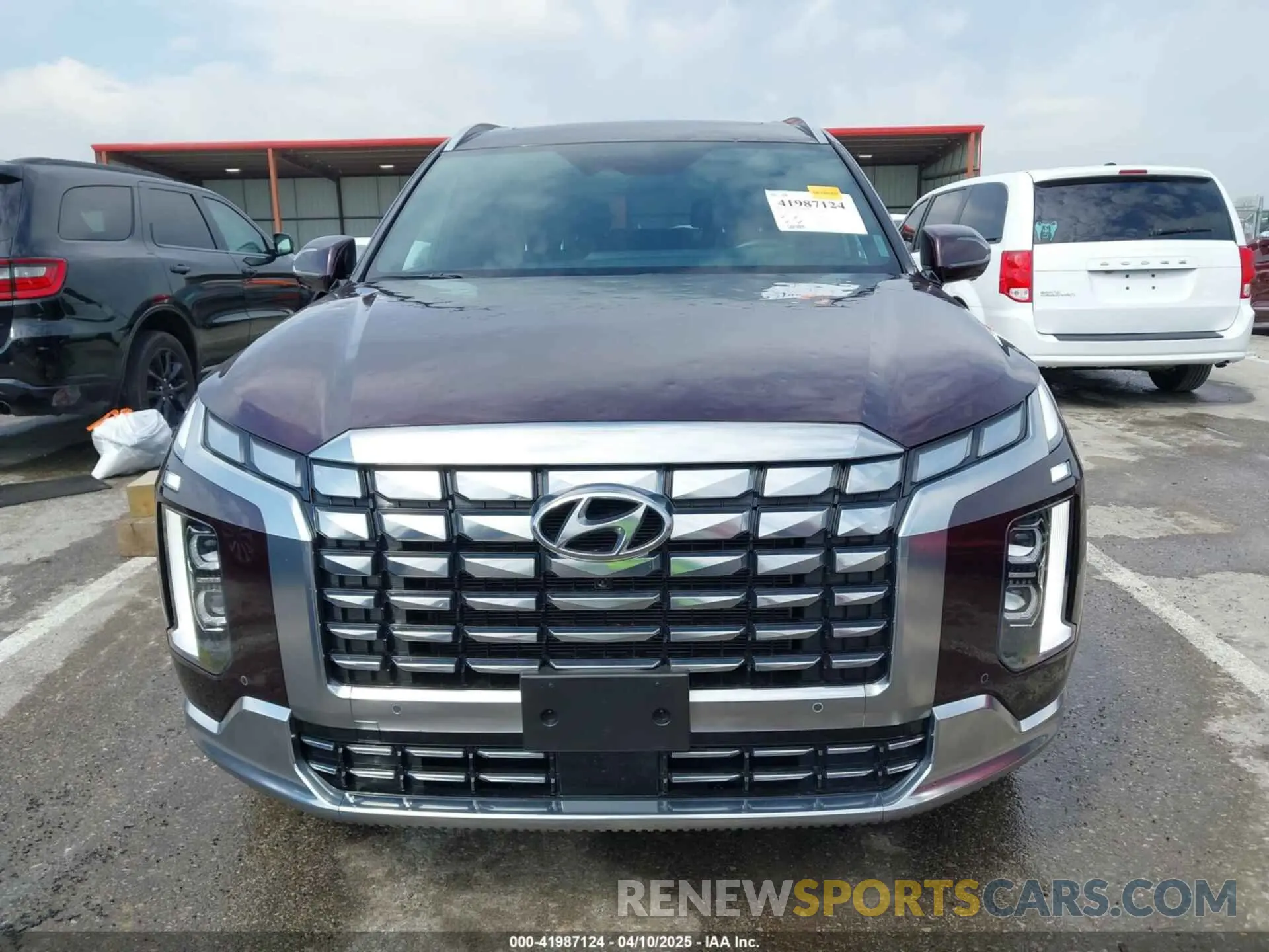 12 fotografías del automóvil dañado KM8R7DGE4RU726697 HYUNDAI PALISADE 2024