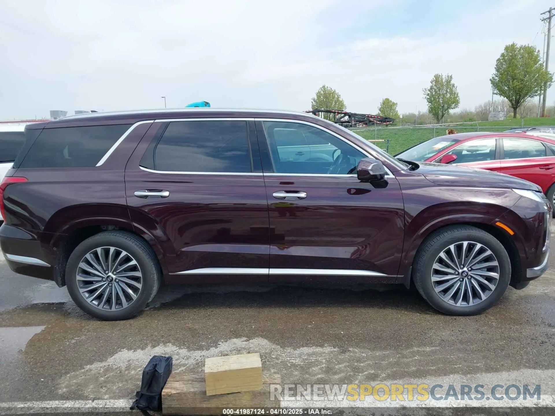 13 fotografías del automóvil dañado KM8R7DGE4RU726697 HYUNDAI PALISADE 2024