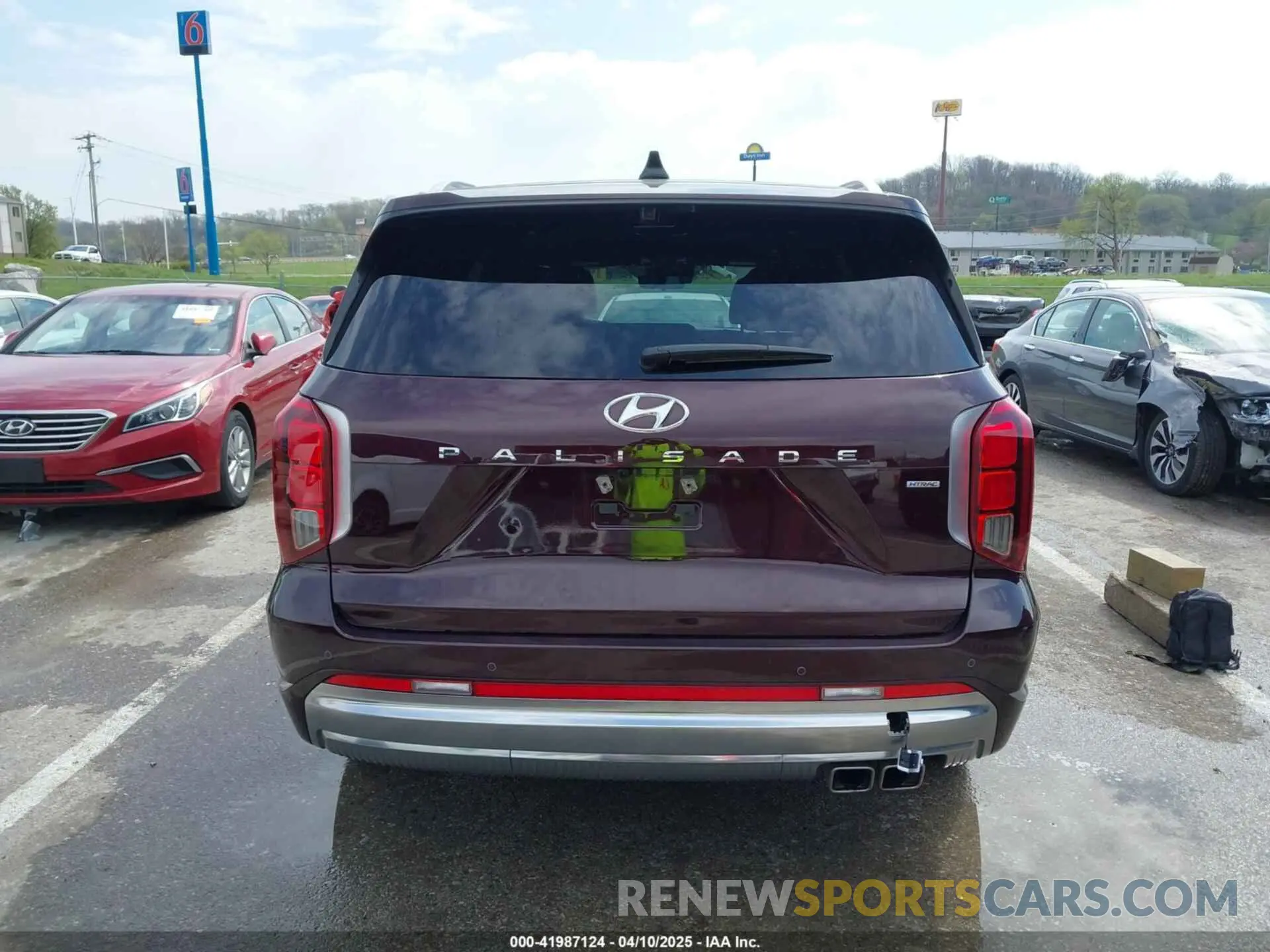 16 fotografías del automóvil dañado KM8R7DGE4RU726697 HYUNDAI PALISADE 2024