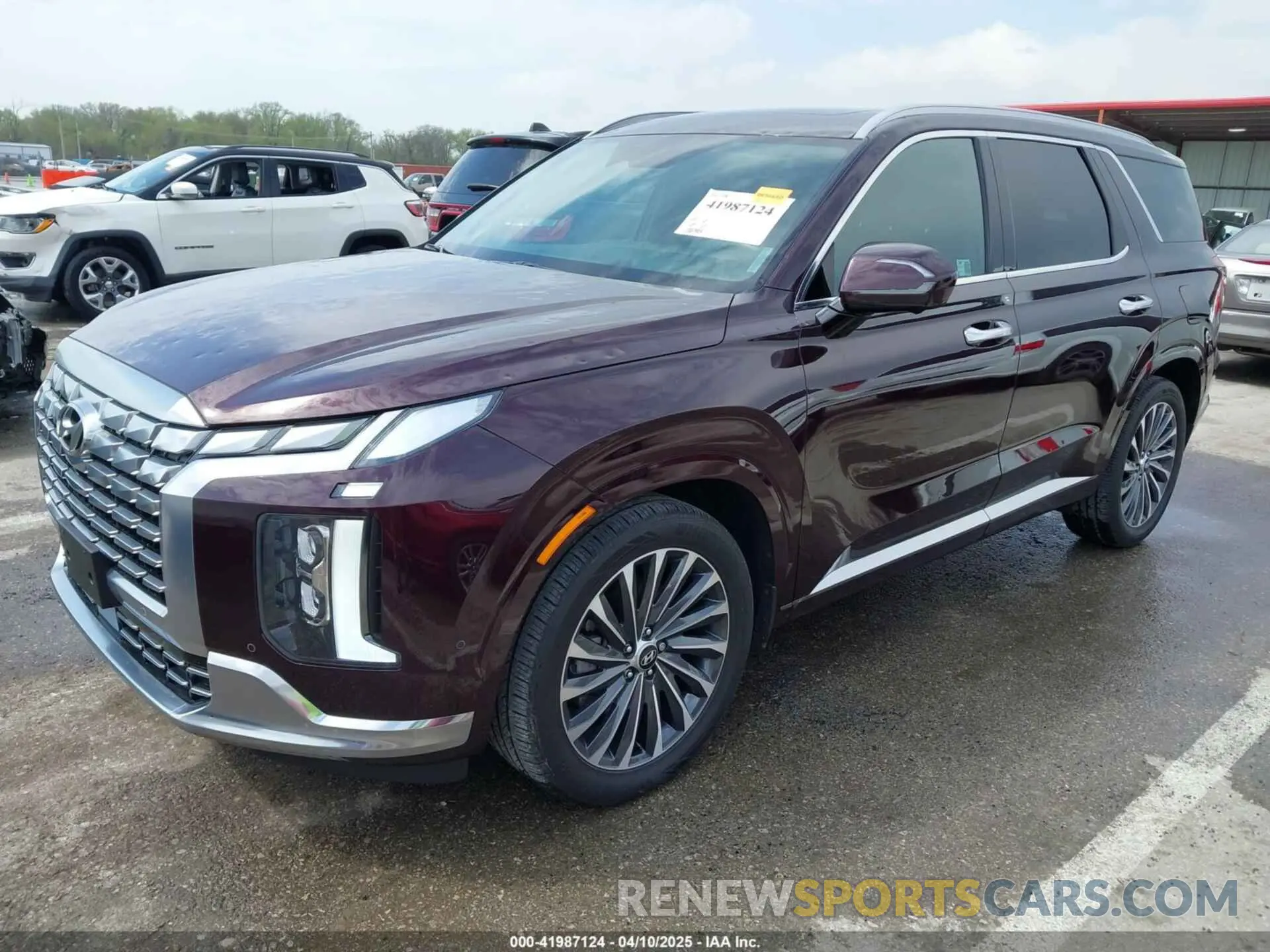 2 fotografías del automóvil dañado KM8R7DGE4RU726697 HYUNDAI PALISADE 2024