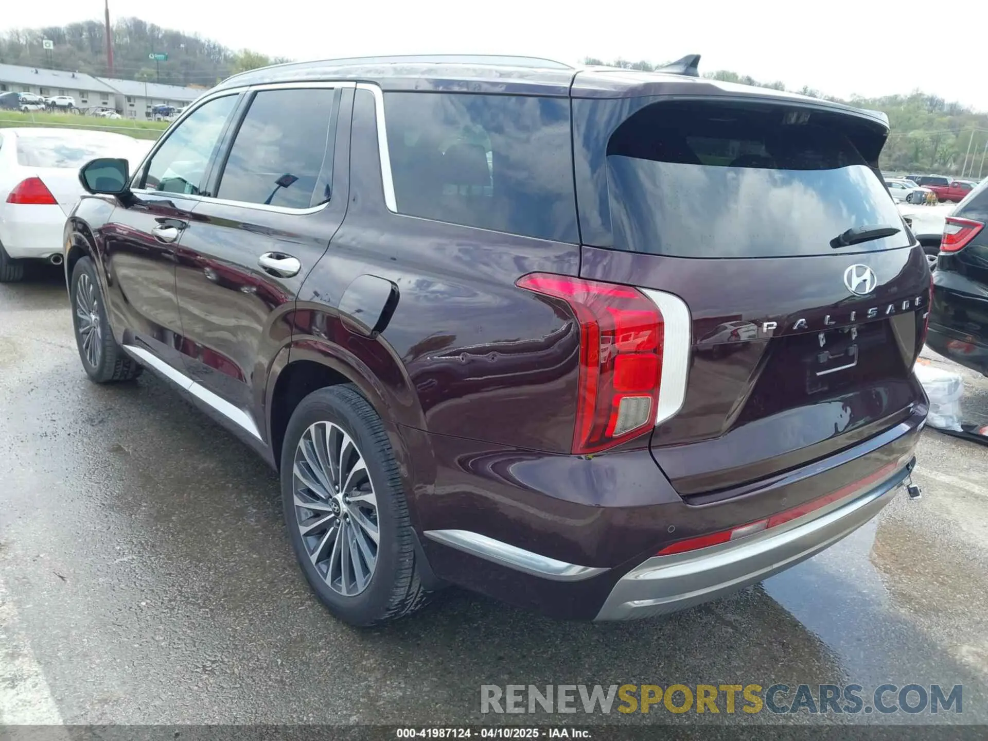 3 fotografías del automóvil dañado KM8R7DGE4RU726697 HYUNDAI PALISADE 2024