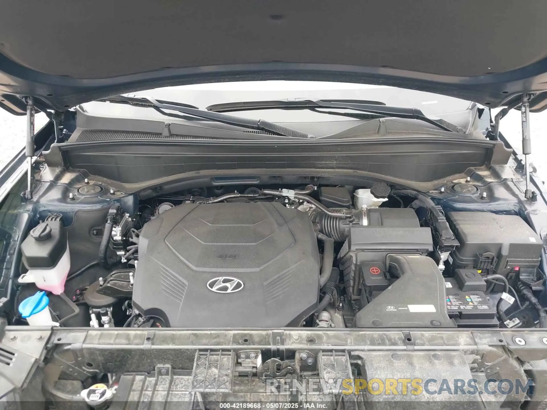 10 fotografías del automóvil dañado KM8R7DGE4RU786205 HYUNDAI PALISADE 2024