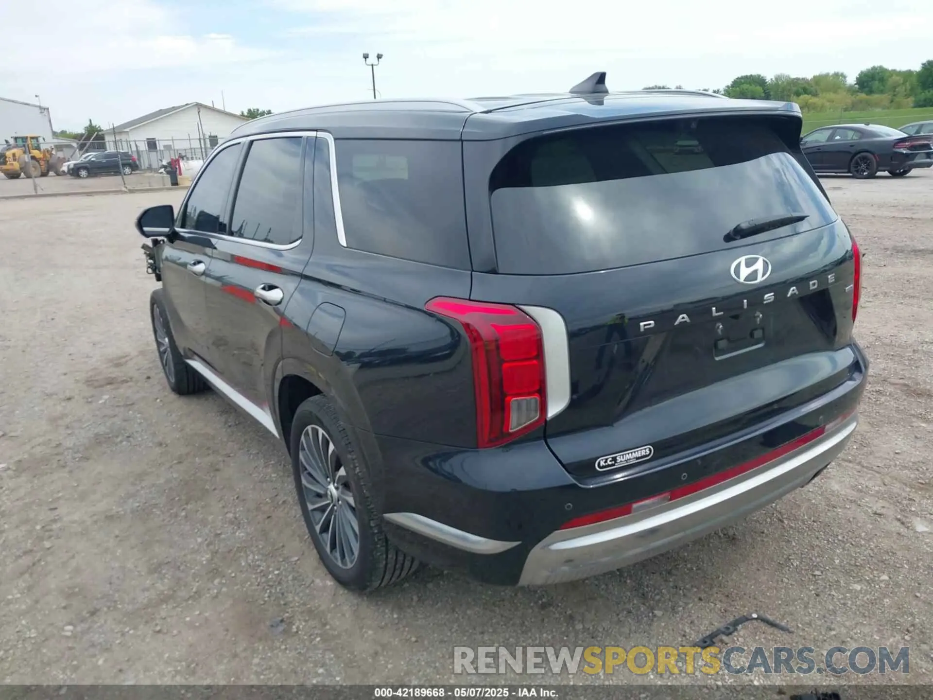 3 fotografías del automóvil dañado KM8R7DGE4RU786205 HYUNDAI PALISADE 2024