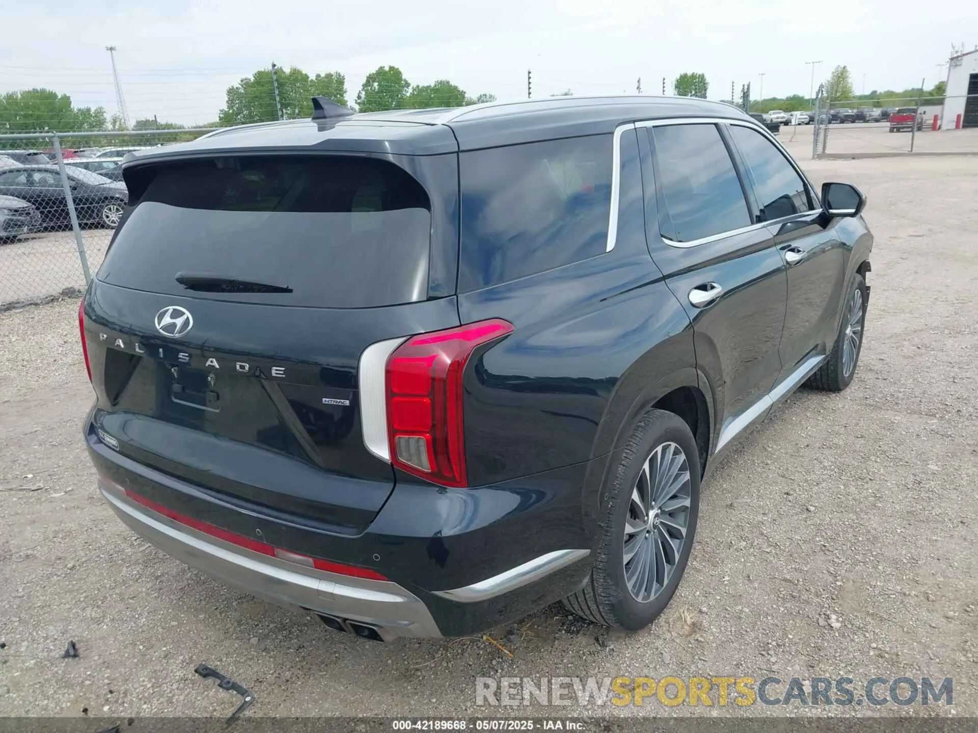 4 fotografías del automóvil dañado KM8R7DGE4RU786205 HYUNDAI PALISADE 2024
