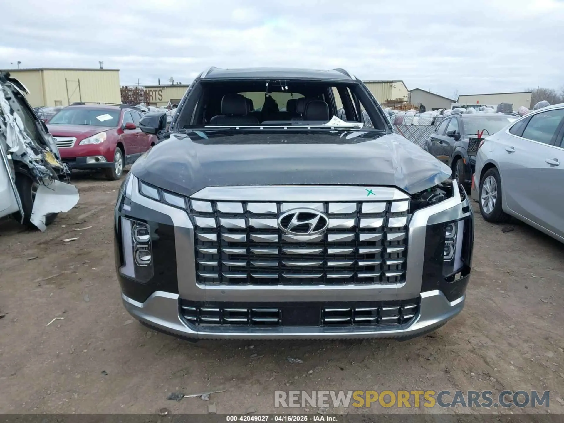 13 fotografías del automóvil dañado KM8R7DGE5RU679888 HYUNDAI PALISADE 2024