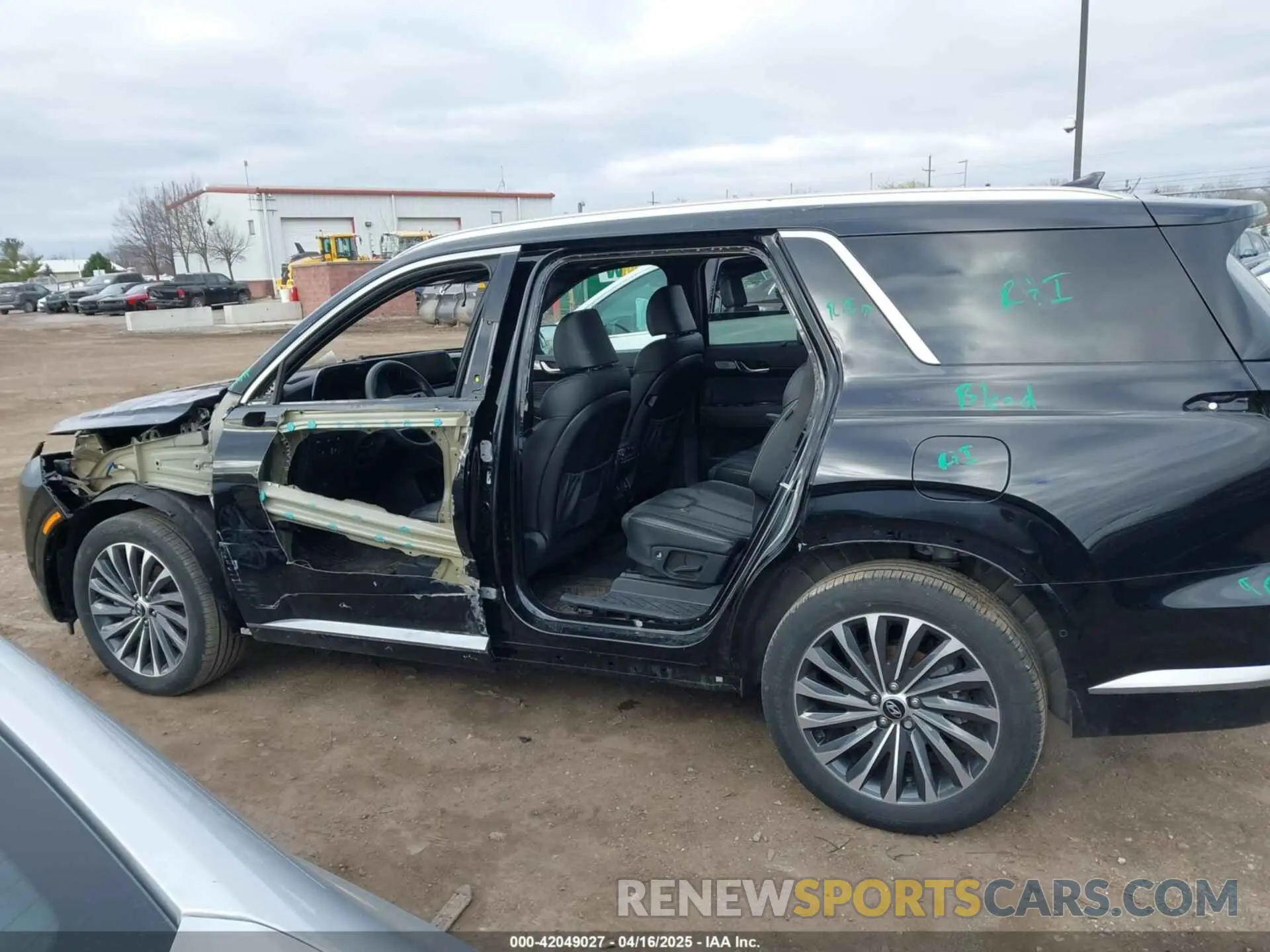 15 fotografías del automóvil dañado KM8R7DGE5RU679888 HYUNDAI PALISADE 2024