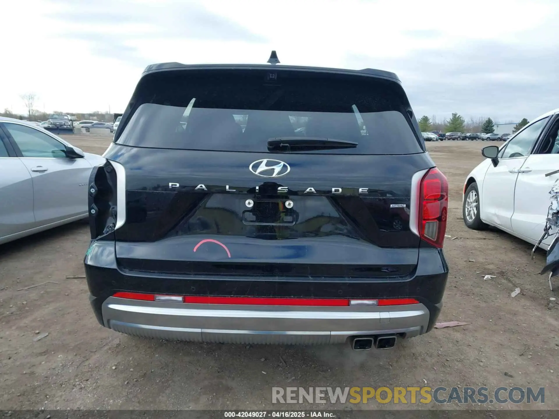 17 fotografías del automóvil dañado KM8R7DGE5RU679888 HYUNDAI PALISADE 2024