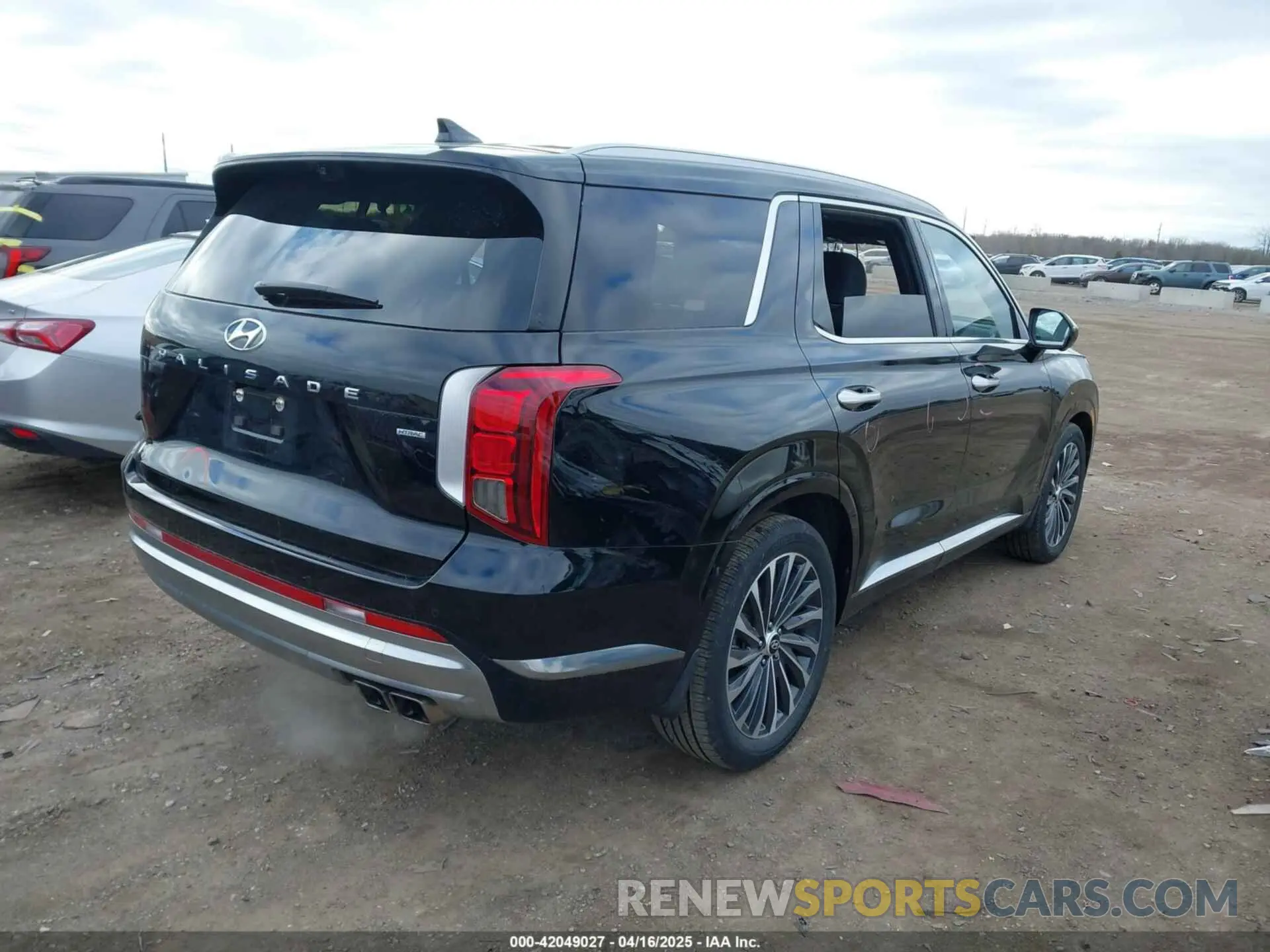 4 fotografías del automóvil dañado KM8R7DGE5RU679888 HYUNDAI PALISADE 2024