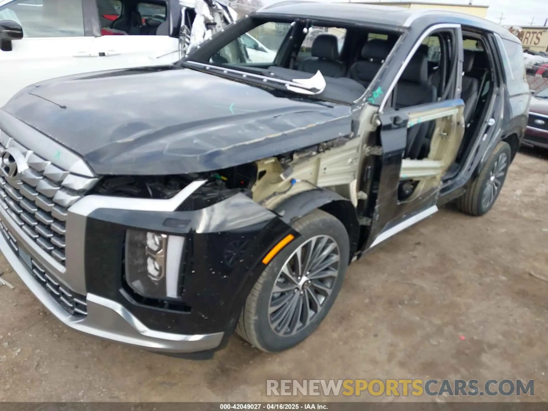 6 fotografías del automóvil dañado KM8R7DGE5RU679888 HYUNDAI PALISADE 2024