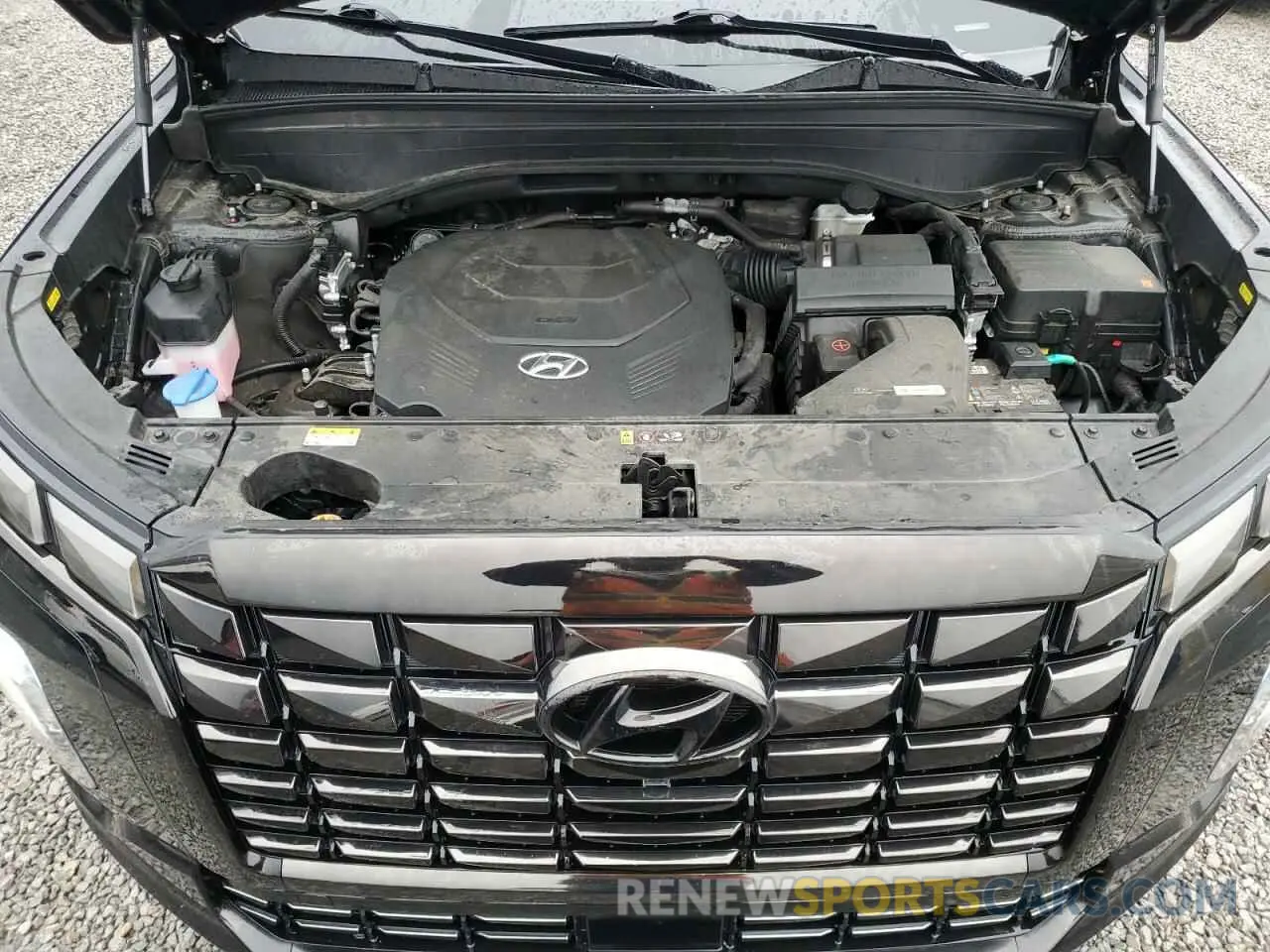 12 fotografías del automóvil dañado KM8R7DGE5RU707611 HYUNDAI PALISADE 2024