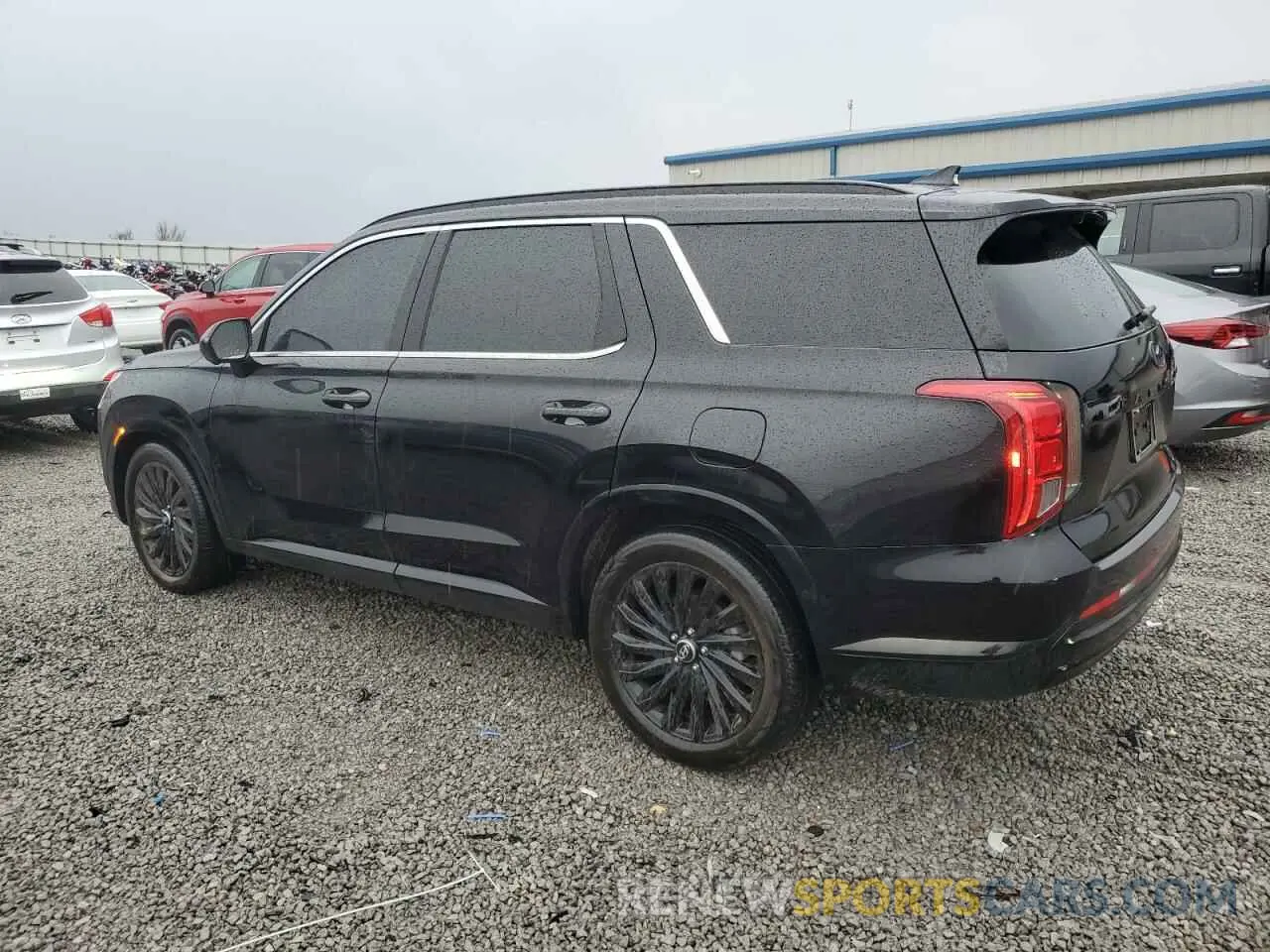 2 fotografías del automóvil dañado KM8R7DGE5RU707611 HYUNDAI PALISADE 2024
