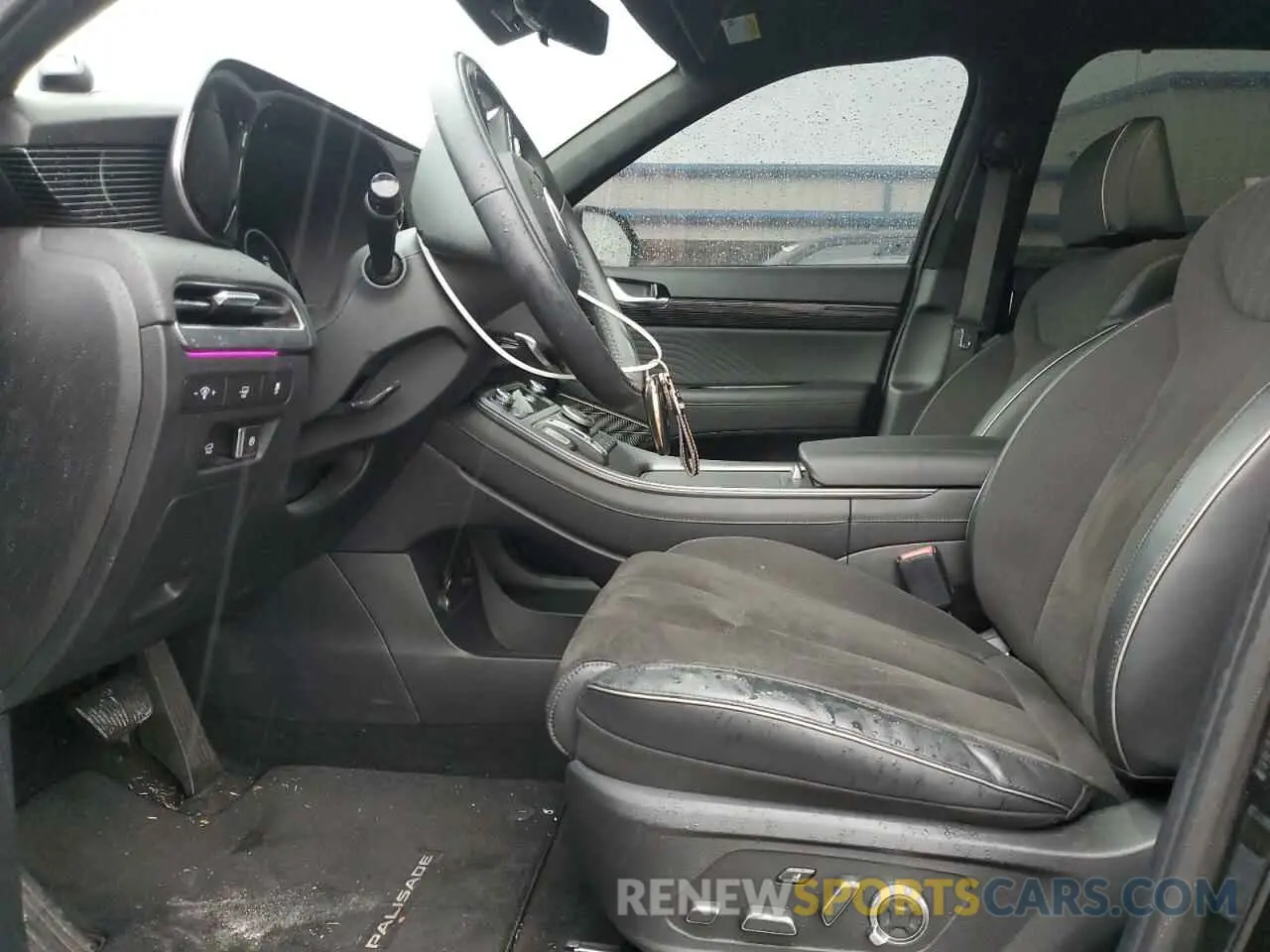 7 fotografías del automóvil dañado KM8R7DGE5RU707611 HYUNDAI PALISADE 2024