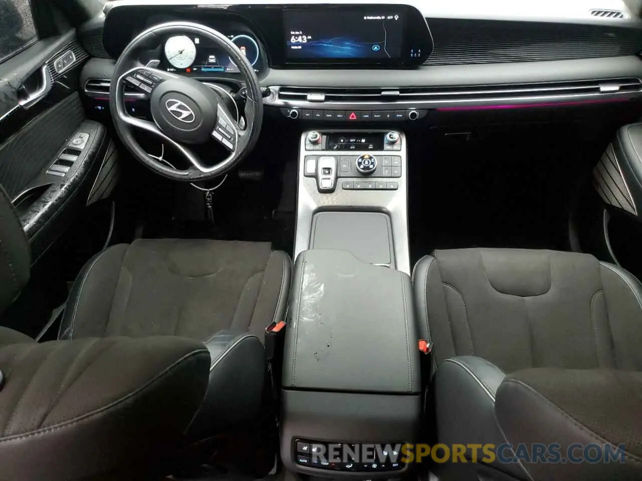 8 fotografías del automóvil dañado KM8R7DGE5RU707611 HYUNDAI PALISADE 2024