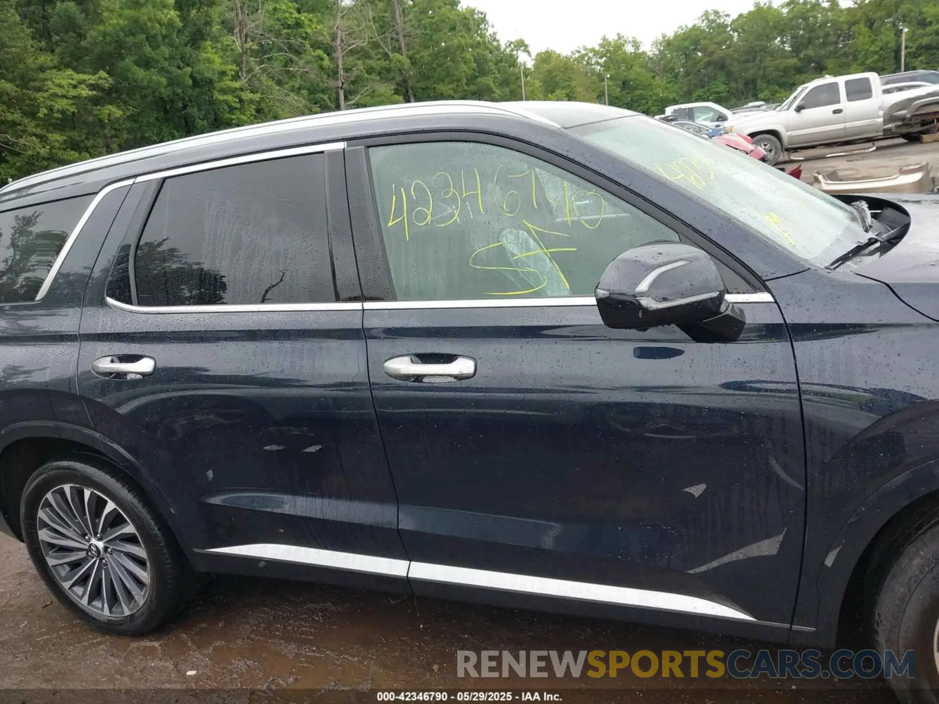 13 fotografías del automóvil dañado KM8R7DGE7RU650635 HYUNDAI PALISADE 2024
