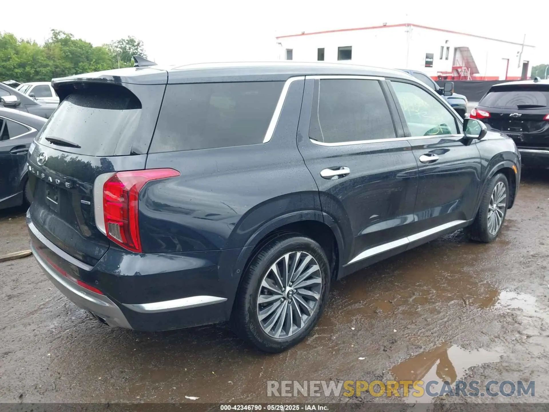 4 fotografías del automóvil dañado KM8R7DGE7RU650635 HYUNDAI PALISADE 2024