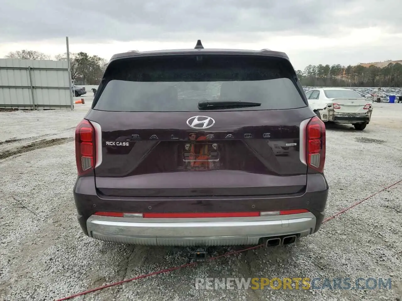 6 fotografías del automóvil dañado KM8R7DGE7RU654586 HYUNDAI PALISADE 2024