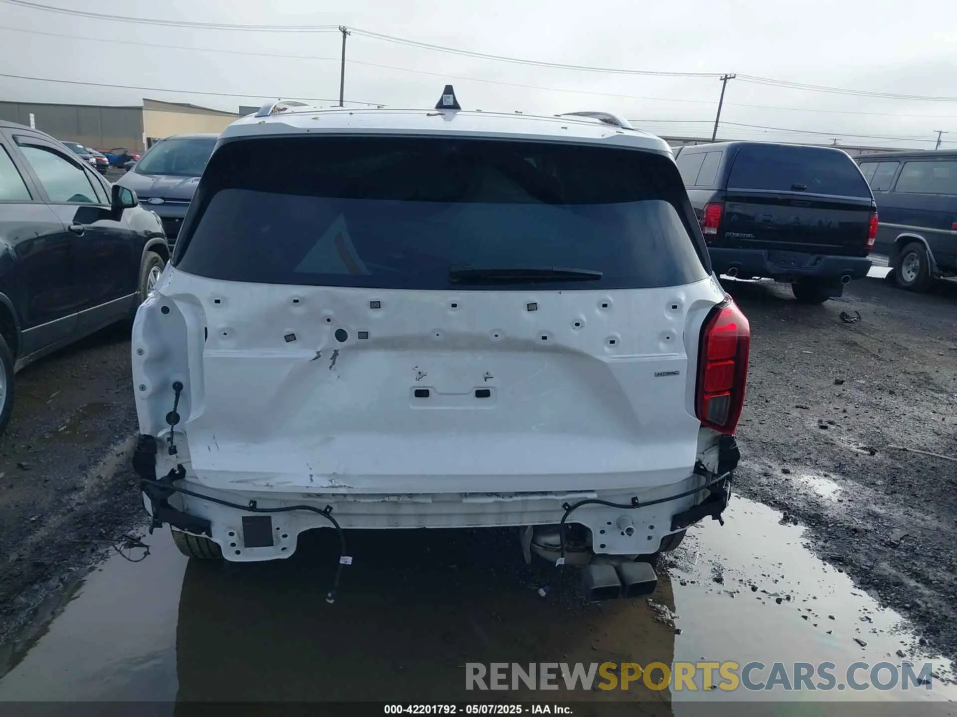 16 fotografías del automóvil dañado KM8R7DGE7RU711241 HYUNDAI PALISADE 2024