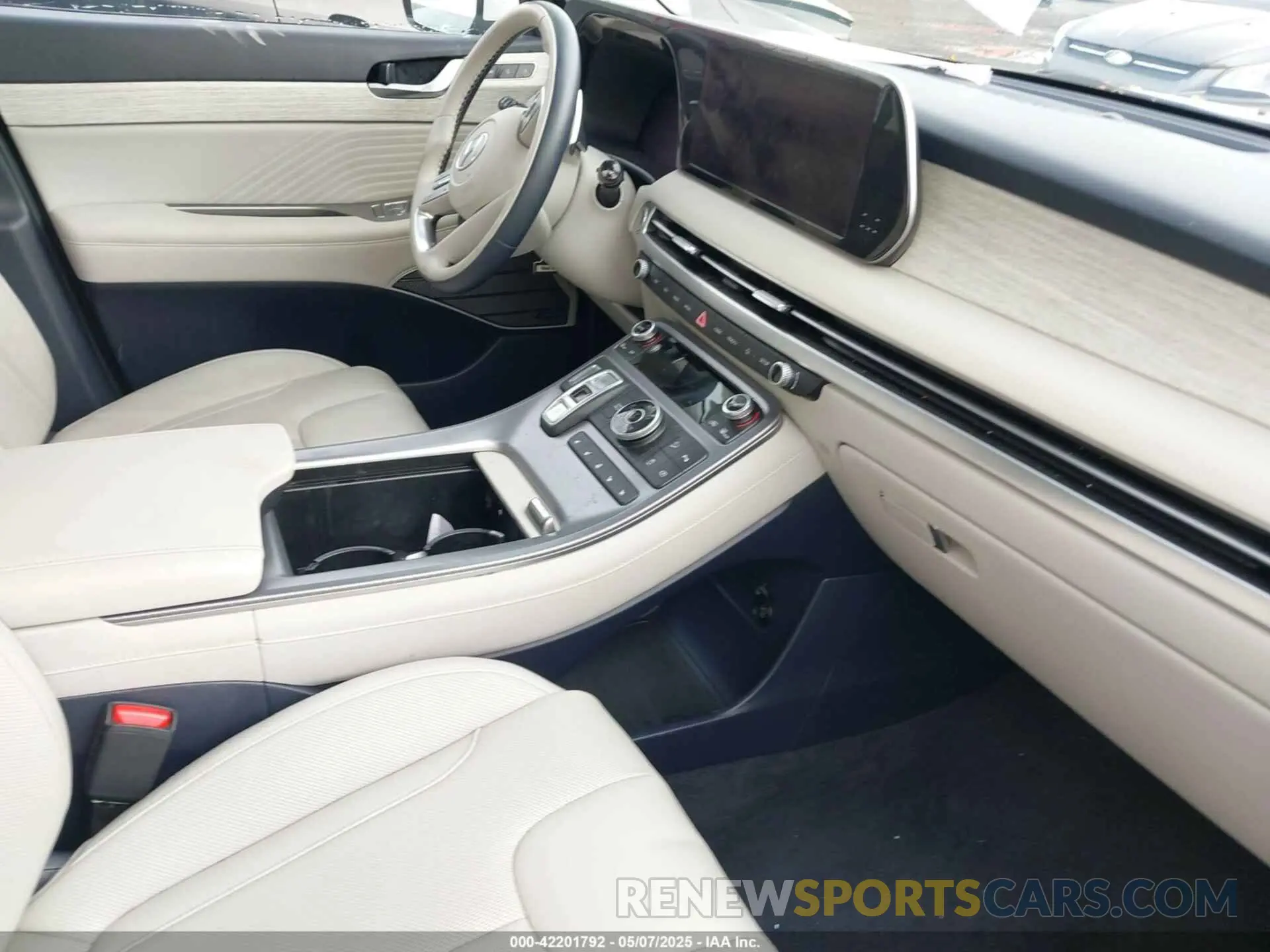 5 fotografías del automóvil dañado KM8R7DGE7RU711241 HYUNDAI PALISADE 2024
