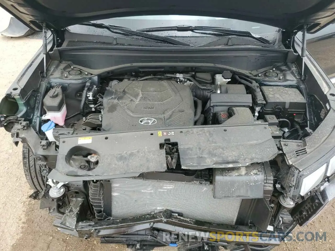 12 fotografías del automóvil dañado KM8R7DGE8RU656184 HYUNDAI PALISADE 2024
