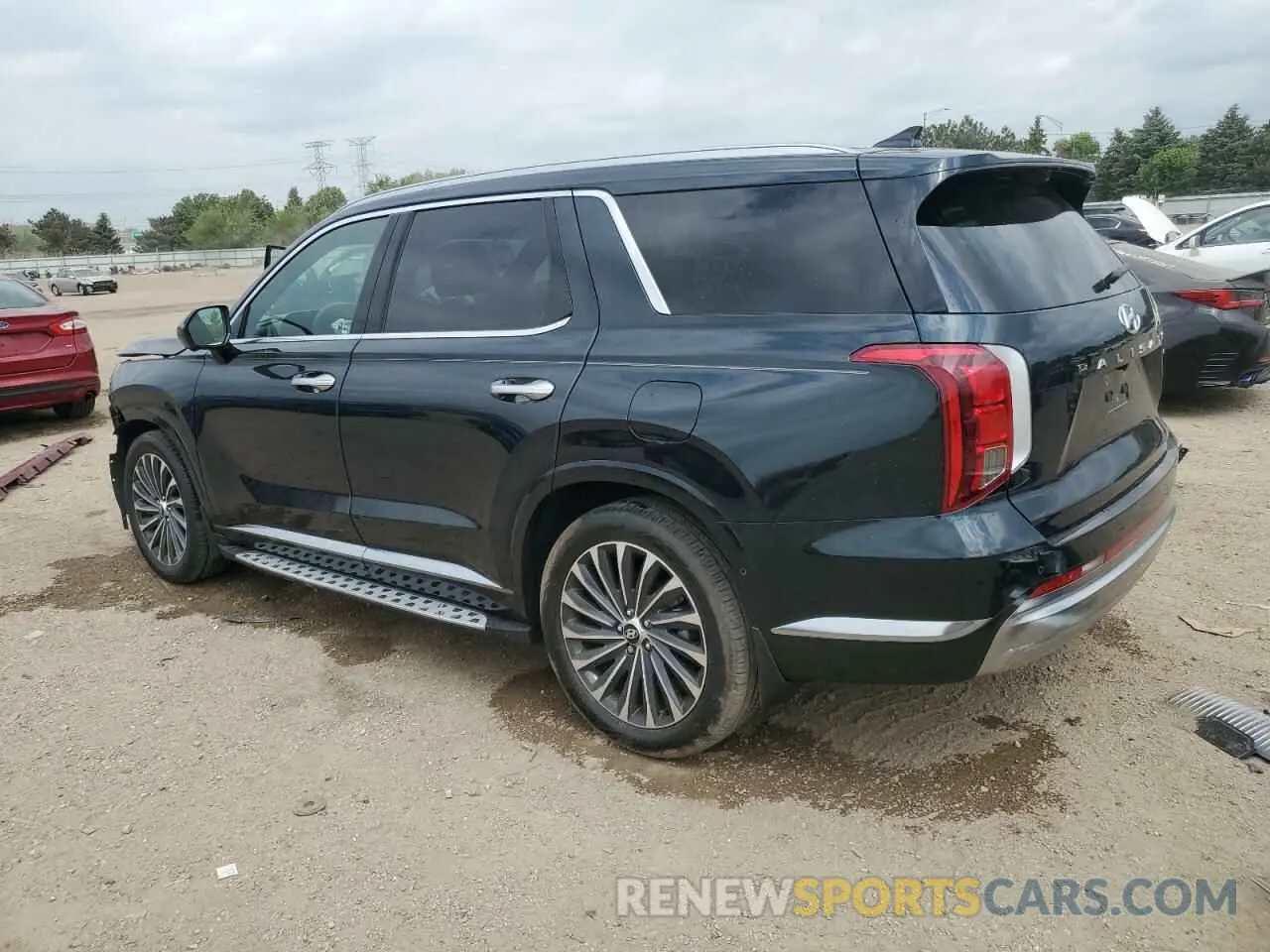 2 fotografías del automóvil dañado KM8R7DGE8RU656184 HYUNDAI PALISADE 2024