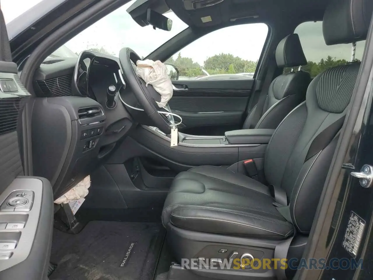 7 fotografías del automóvil dañado KM8R7DGE8RU656184 HYUNDAI PALISADE 2024