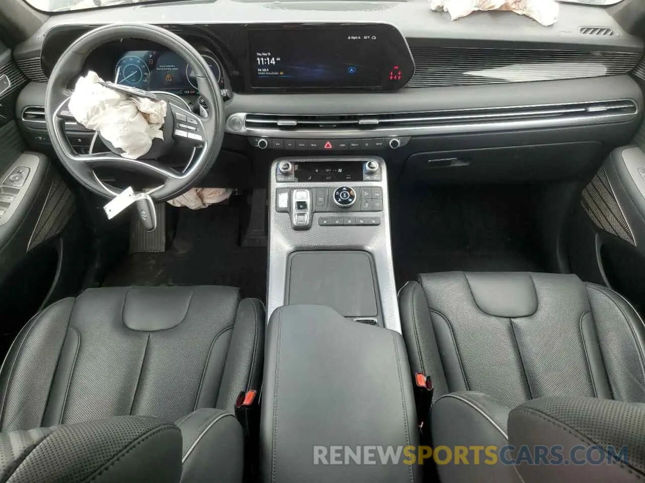 8 fotografías del automóvil dañado KM8R7DGE8RU656184 HYUNDAI PALISADE 2024