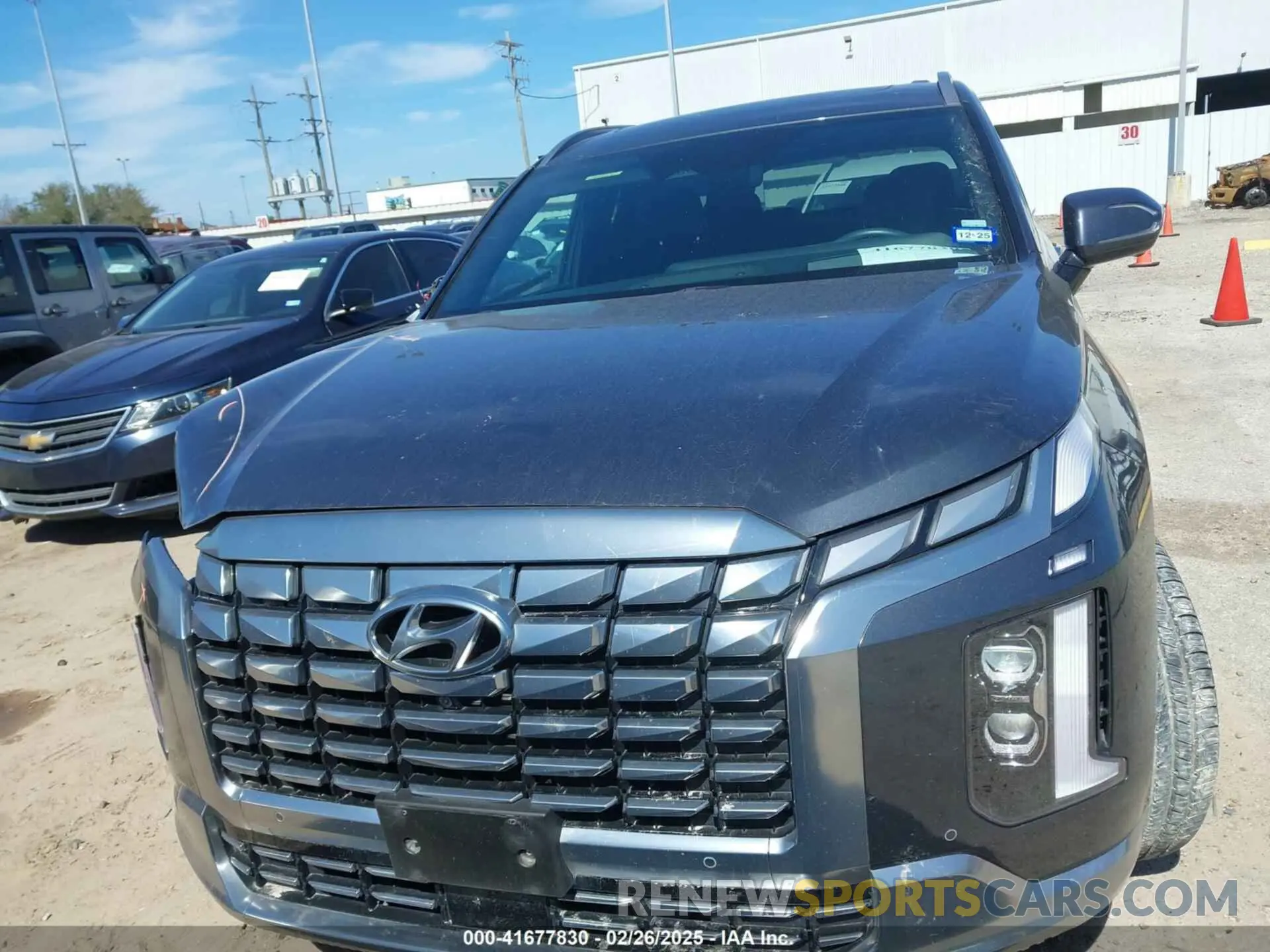 12 fotografías del automóvil dañado KM8R7DGE8RU717307 HYUNDAI PALISADE 2024