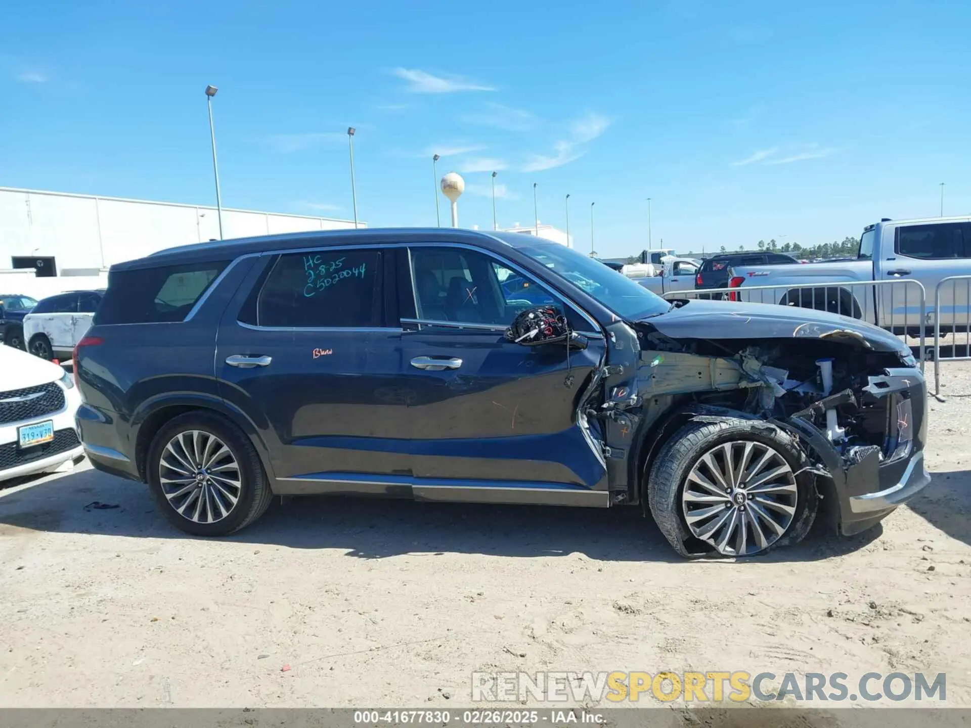 13 fotografías del automóvil dañado KM8R7DGE8RU717307 HYUNDAI PALISADE 2024