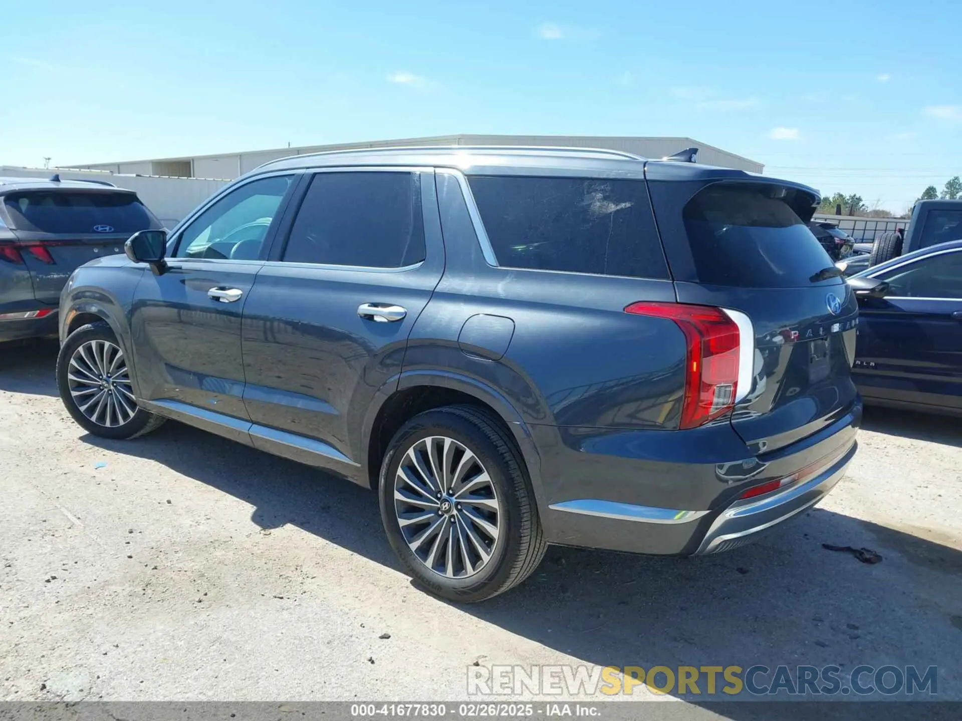 3 fotografías del automóvil dañado KM8R7DGE8RU717307 HYUNDAI PALISADE 2024