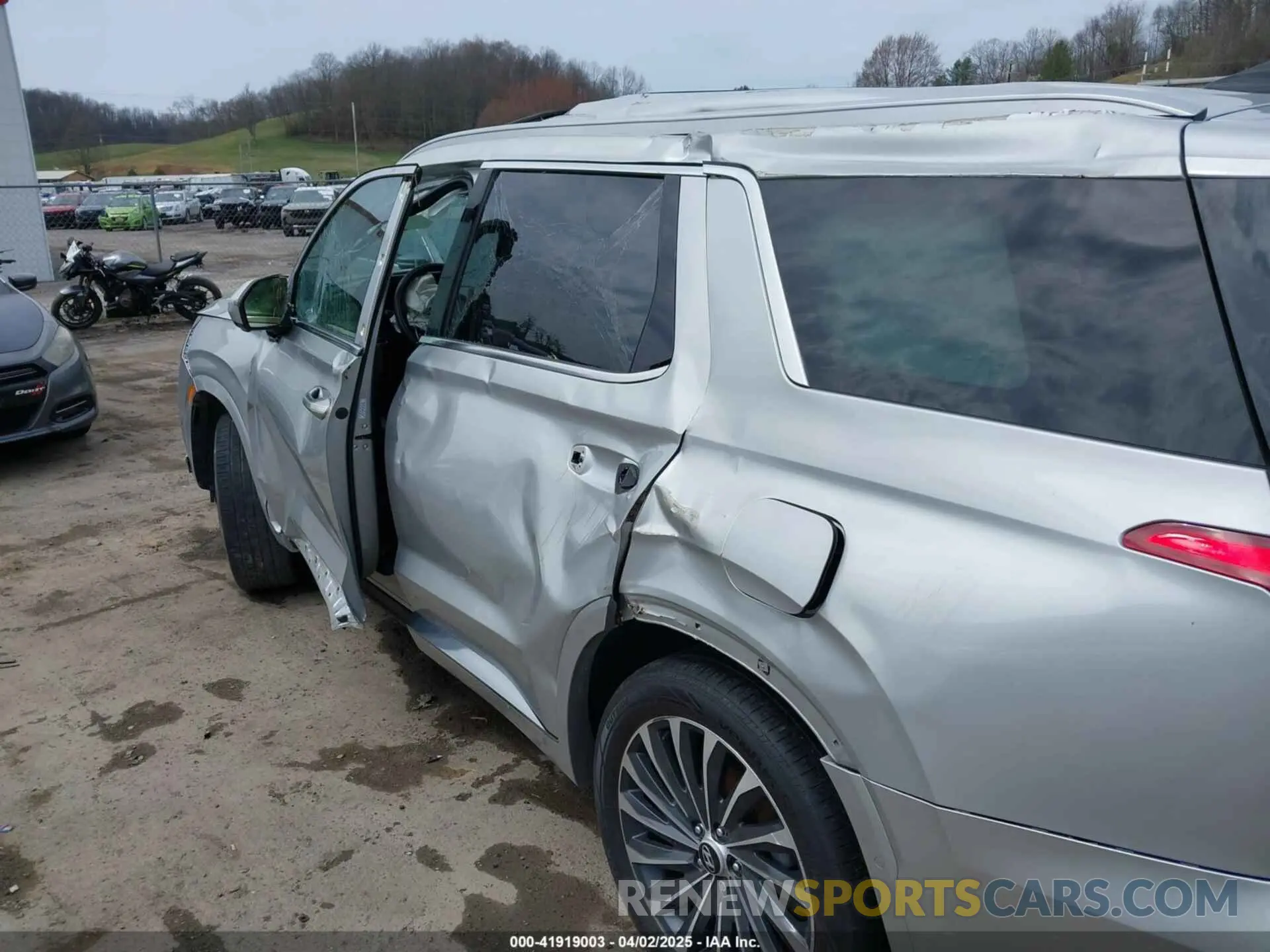 17 fotografías del automóvil dañado KM8R7DGE9RU692725 HYUNDAI PALISADE 2024
