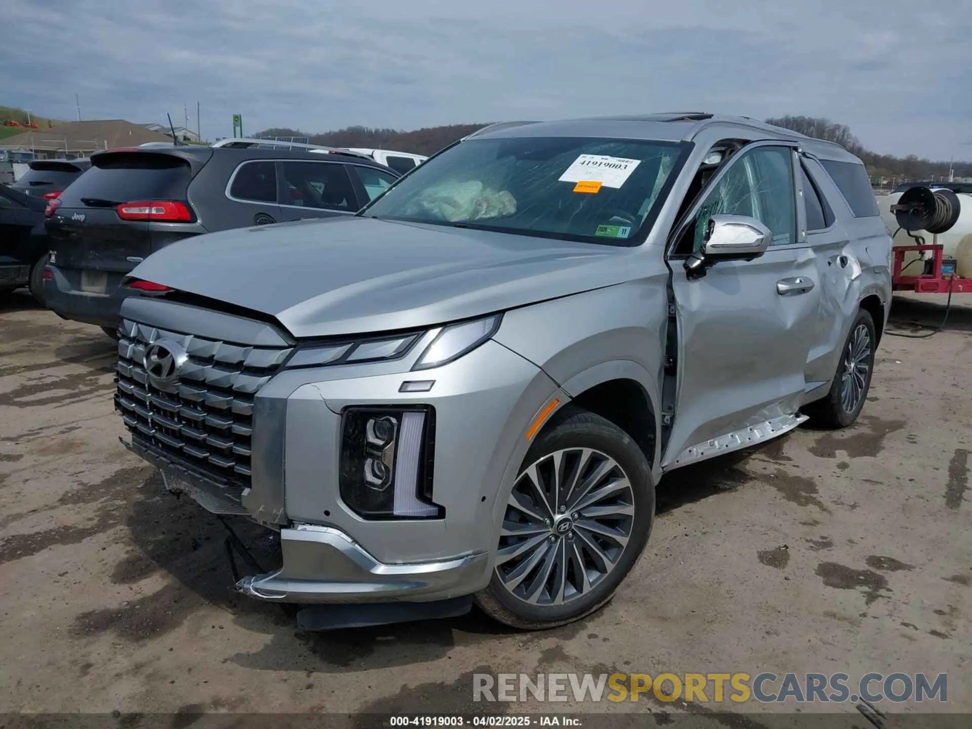 2 fotografías del automóvil dañado KM8R7DGE9RU692725 HYUNDAI PALISADE 2024