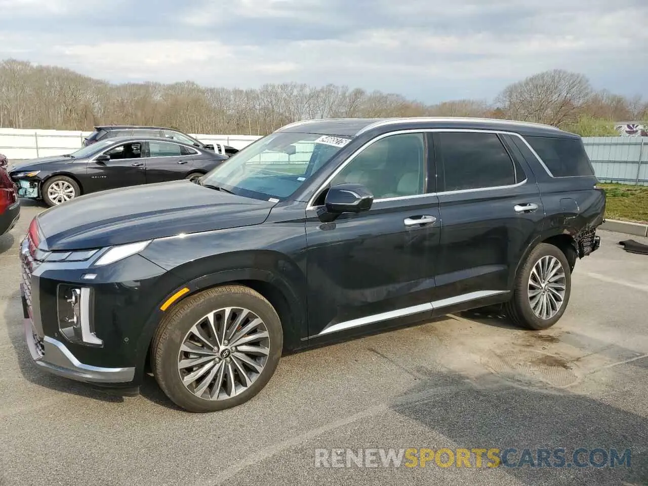 1 fotografías del automóvil dañado KM8R7DGE9RU701715 HYUNDAI PALISADE 2024