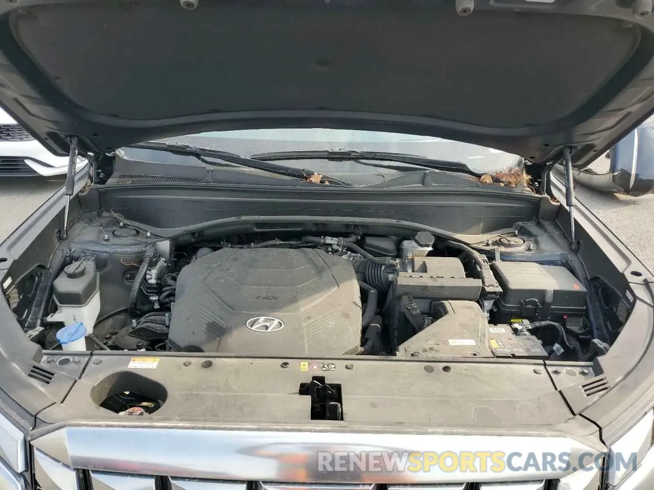 12 fotografías del automóvil dañado KM8R7DGE9RU701715 HYUNDAI PALISADE 2024