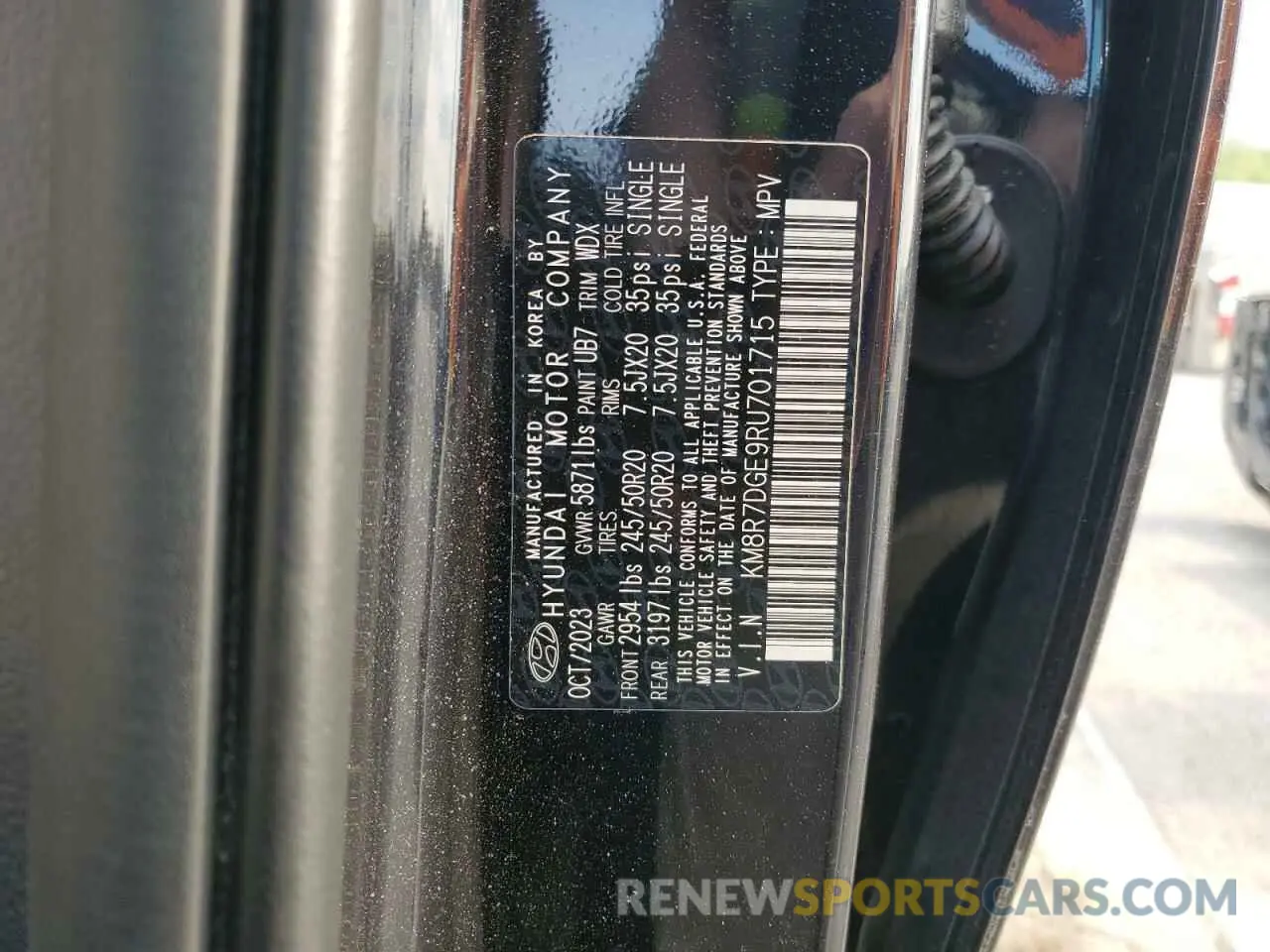 13 fotografías del automóvil dañado KM8R7DGE9RU701715 HYUNDAI PALISADE 2024