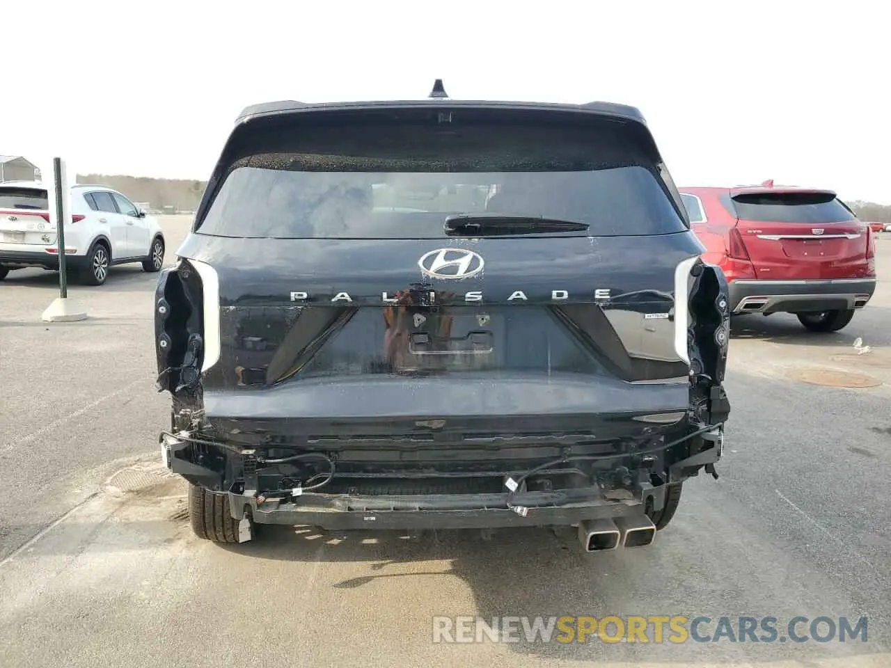 6 fotografías del automóvil dañado KM8R7DGE9RU701715 HYUNDAI PALISADE 2024