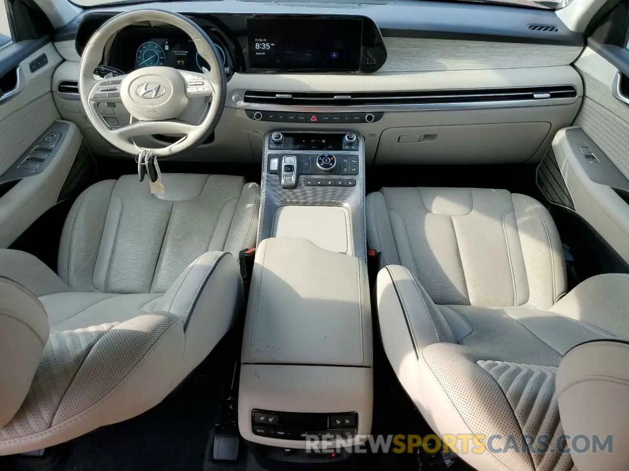8 fotografías del automóvil dañado KM8R7DGE9RU701715 HYUNDAI PALISADE 2024