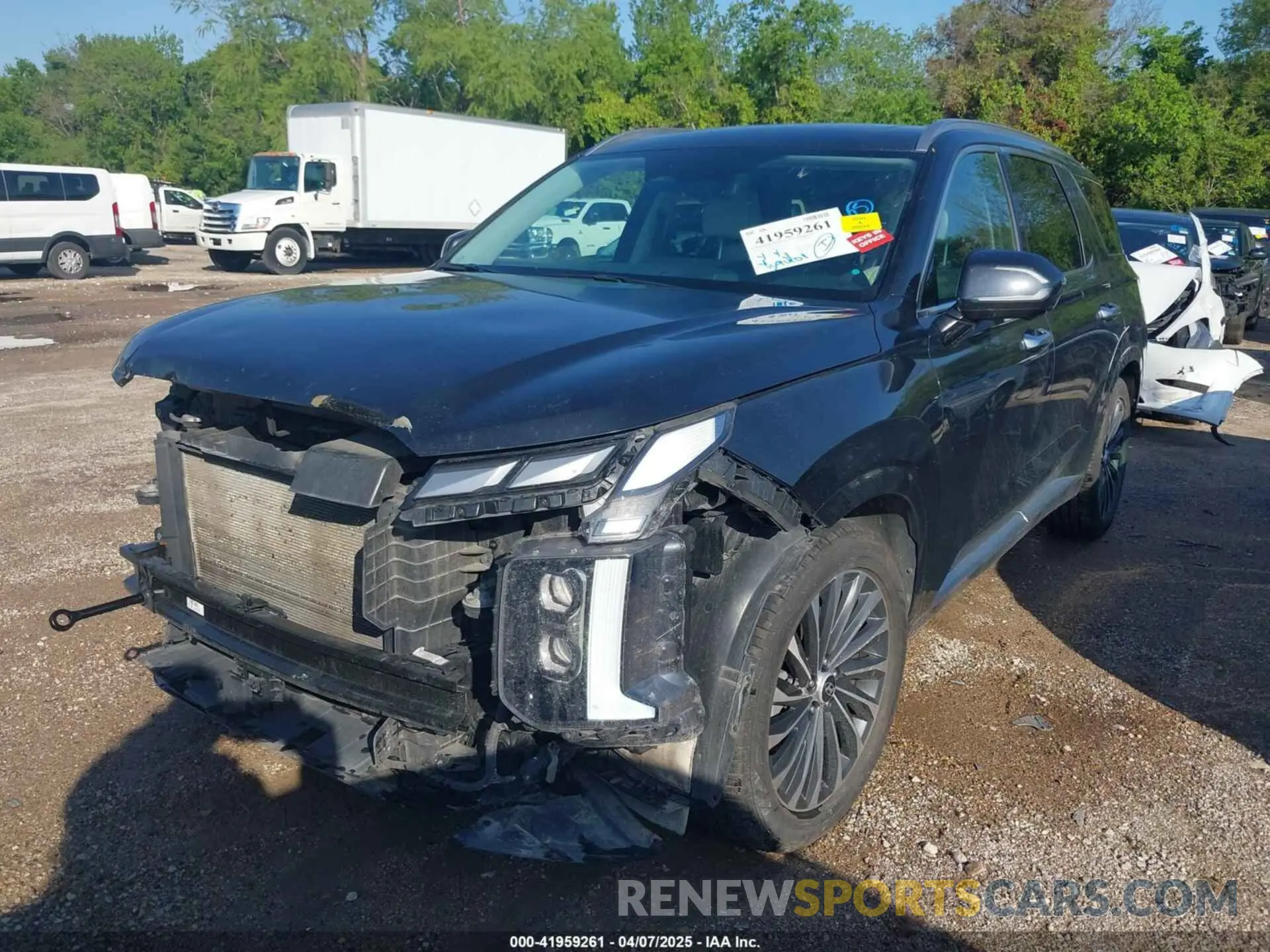 2 fotografías del automóvil dañado KM8R7DGE9RU713380 HYUNDAI PALISADE 2024