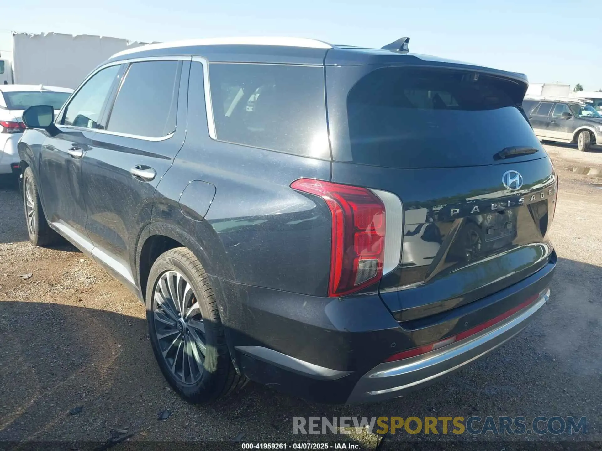 3 fotografías del automóvil dañado KM8R7DGE9RU713380 HYUNDAI PALISADE 2024
