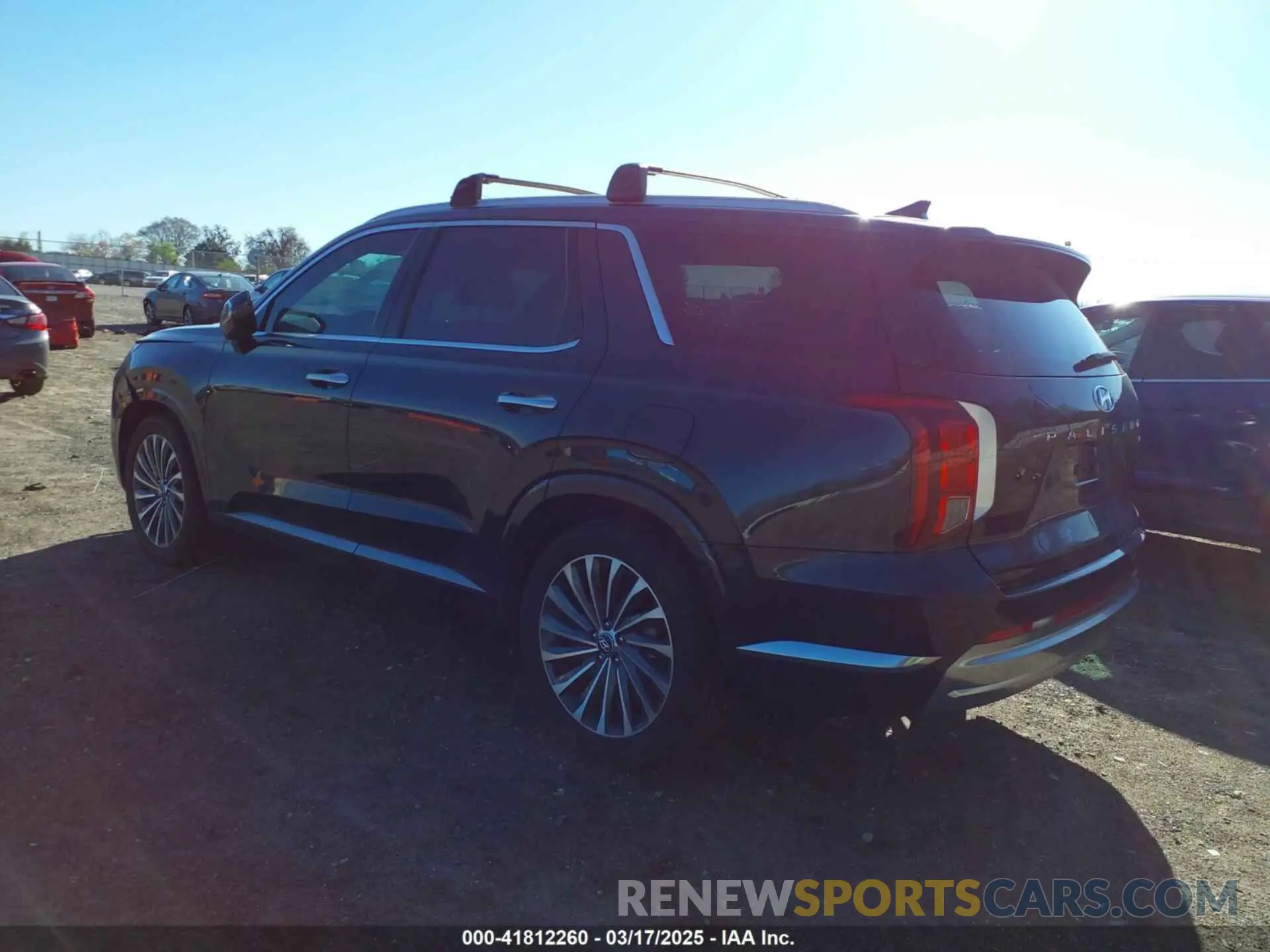 3 fotografías del automóvil dañado KM8R7DGE9RU729191 HYUNDAI PALISADE 2024