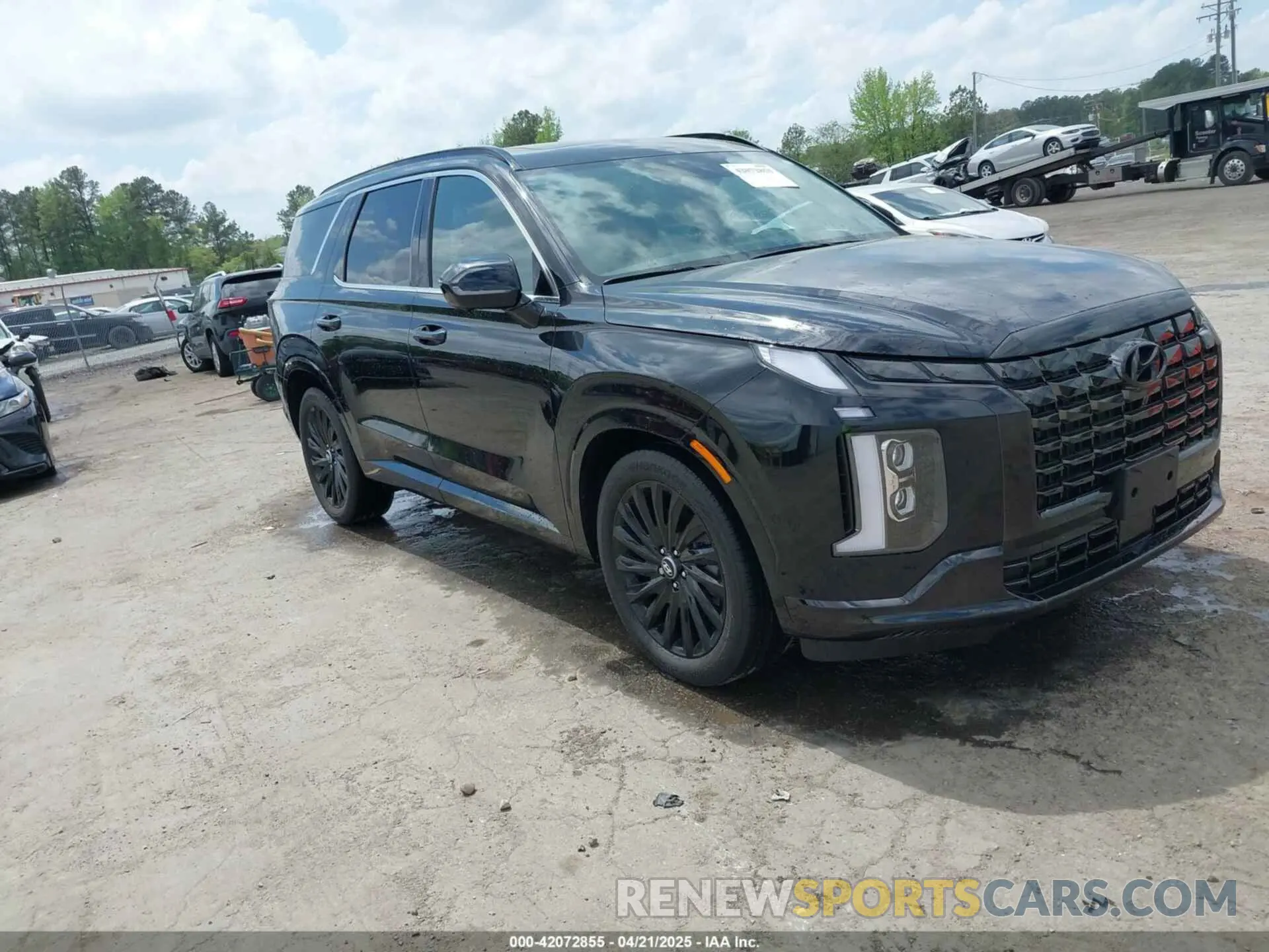 1 fotografías del automóvil dañado KM8R7DGE9RU739025 HYUNDAI PALISADE 2024
