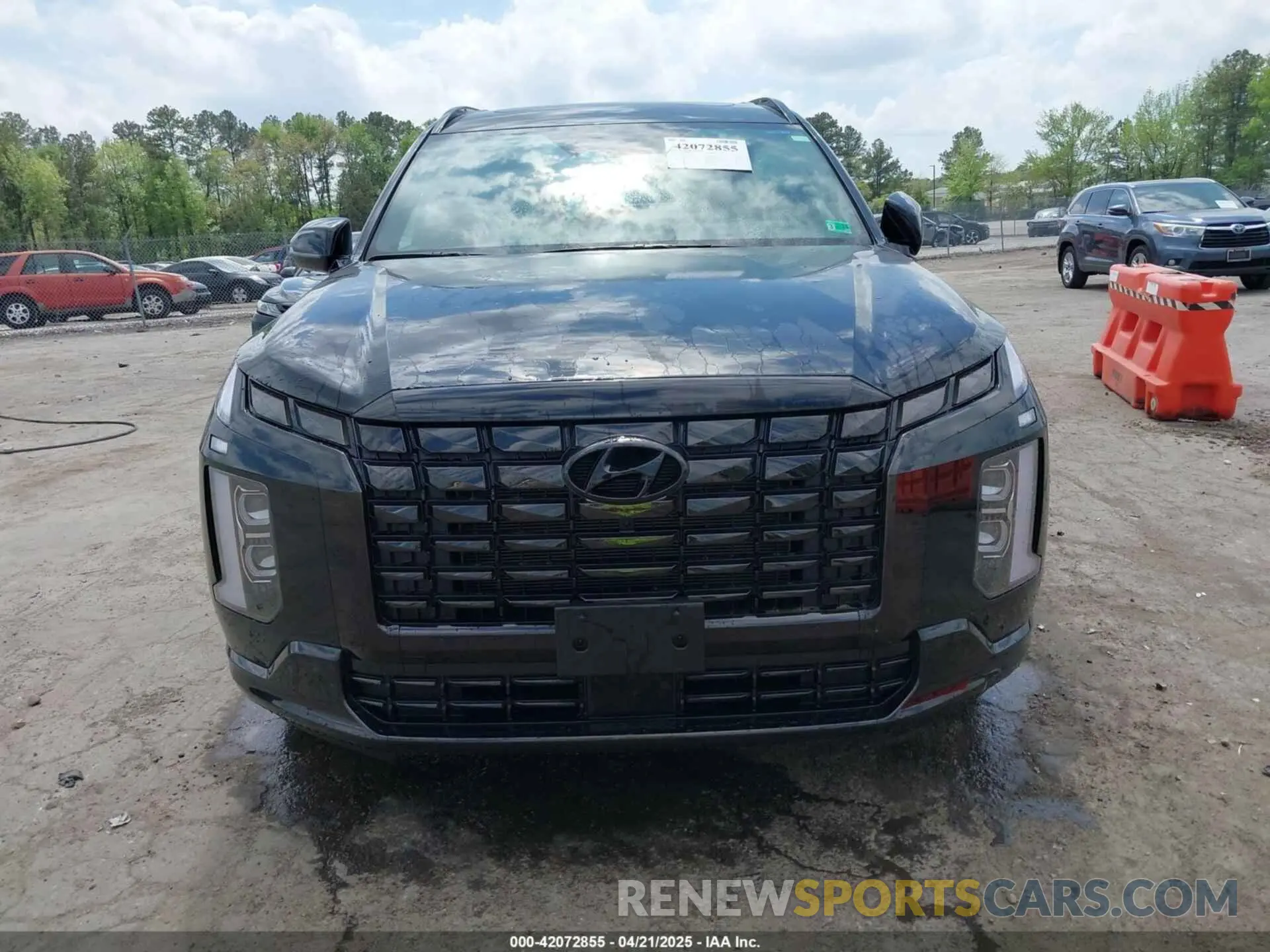 12 fotografías del automóvil dañado KM8R7DGE9RU739025 HYUNDAI PALISADE 2024
