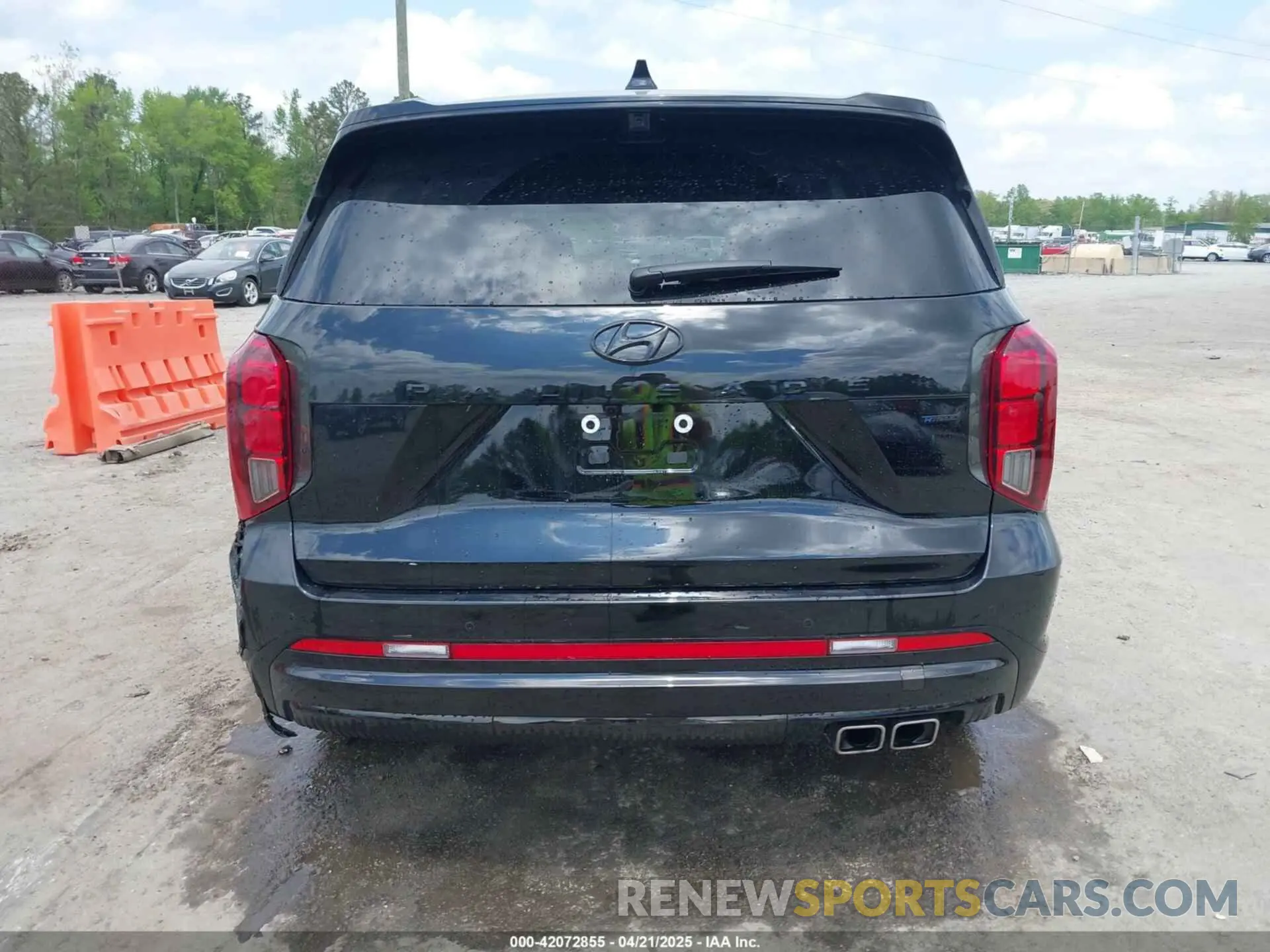 16 fotografías del automóvil dañado KM8R7DGE9RU739025 HYUNDAI PALISADE 2024